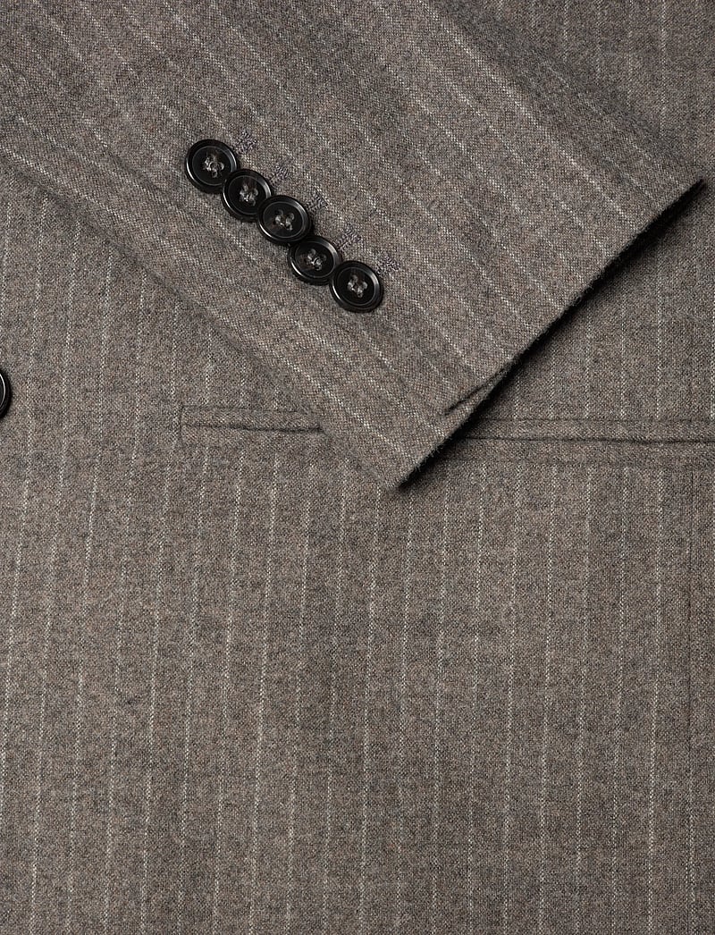 nué notes - Tyler Blazer - dobbeltradede blazere - 820 multi grey stripe - 3