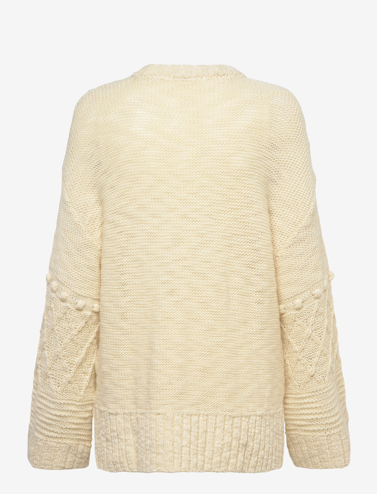 nué notes - Sergio Crewneck - stickade tröjor - 007 egret - 1