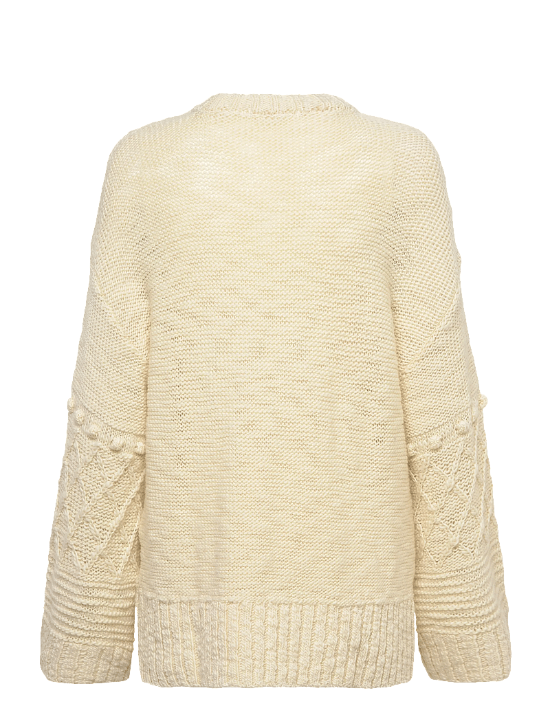 nué notes - Sergio Crewneck - stickade tröjor - 007 egret - 1