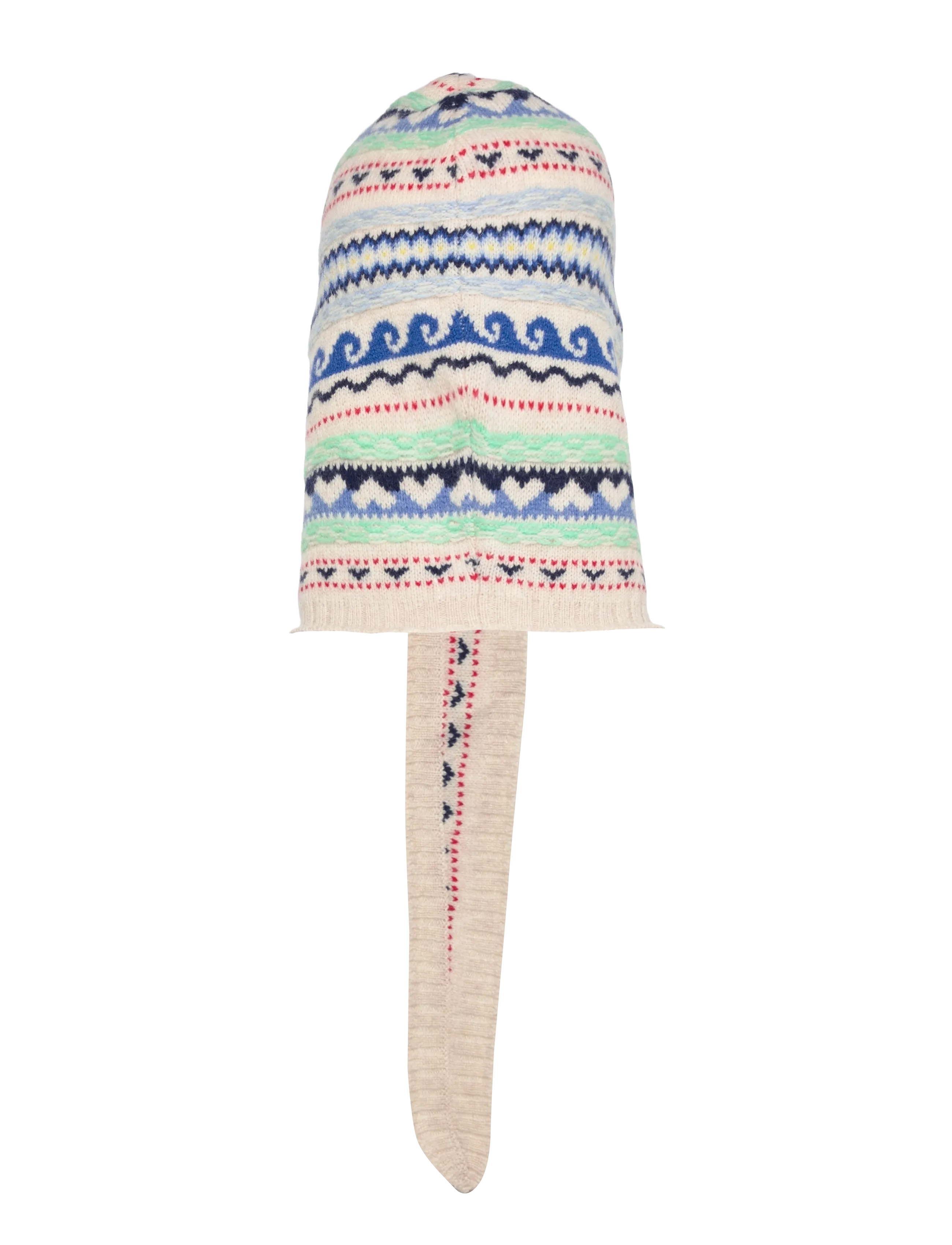 nué notes - Mario Balaclava - 936 egret multi knit - 1