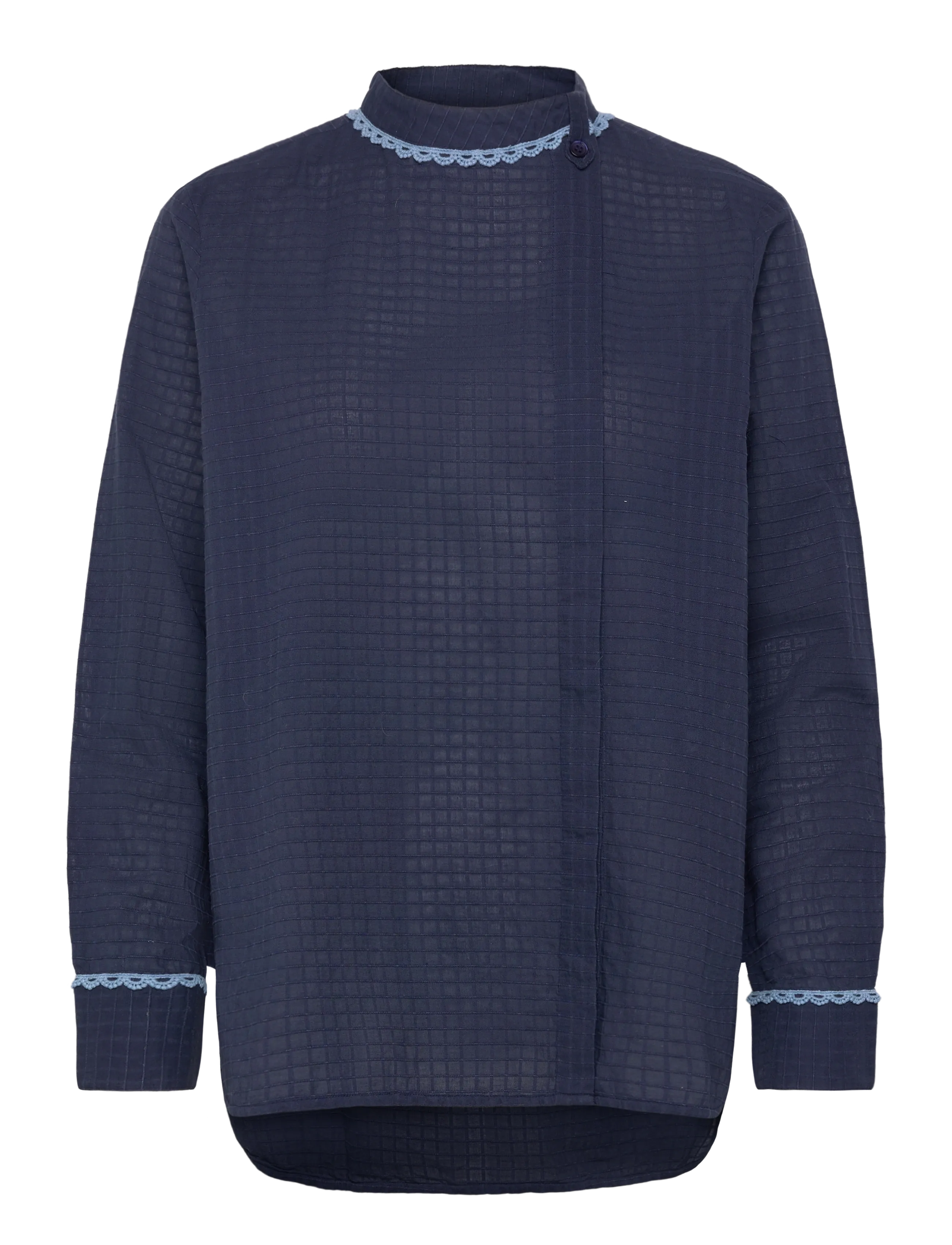 NUÉ NOTES Maroussi Shirt Navy - 40 - Damen