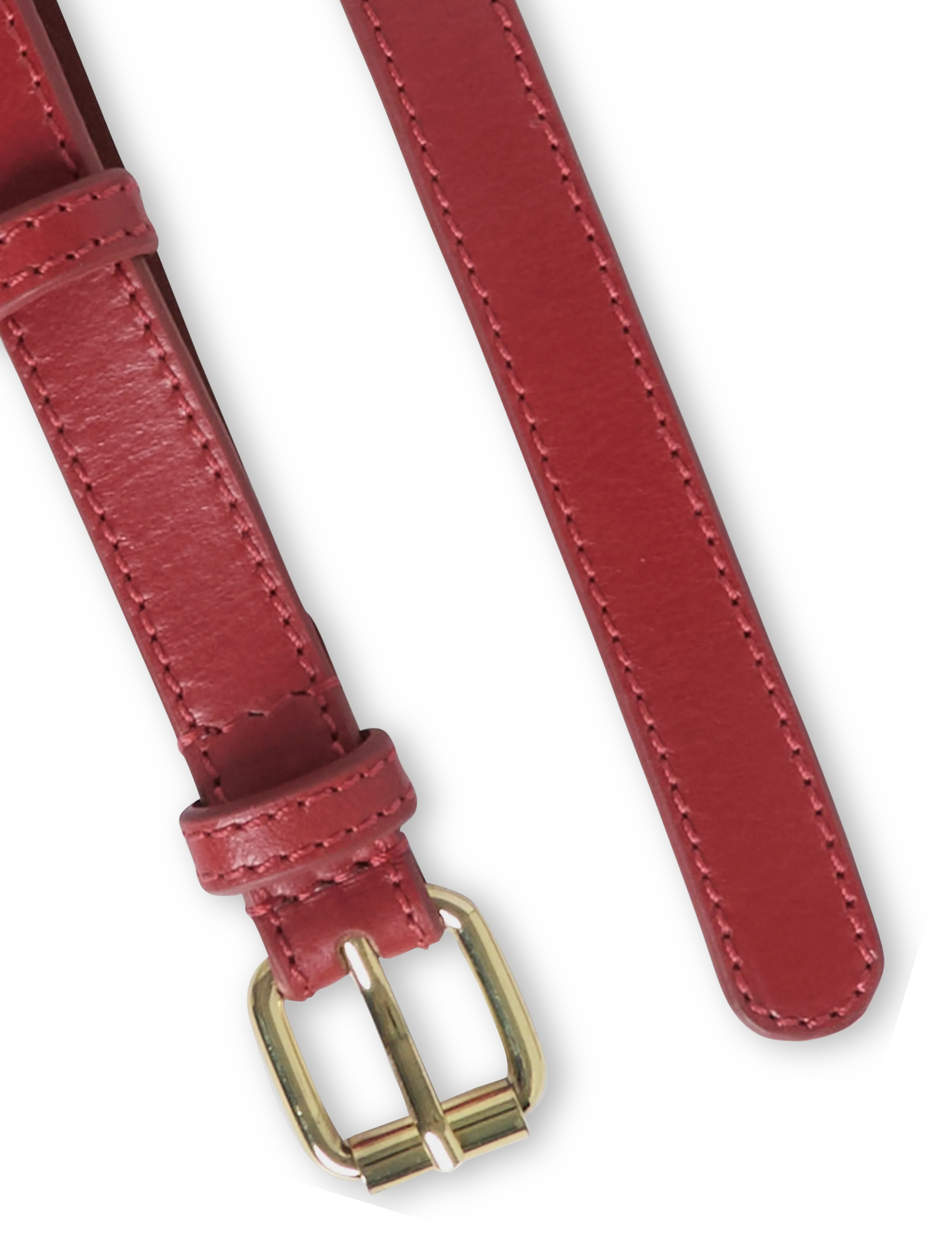 nué notes - Grant Belt - leðurbelti - 378 high risk red - 2