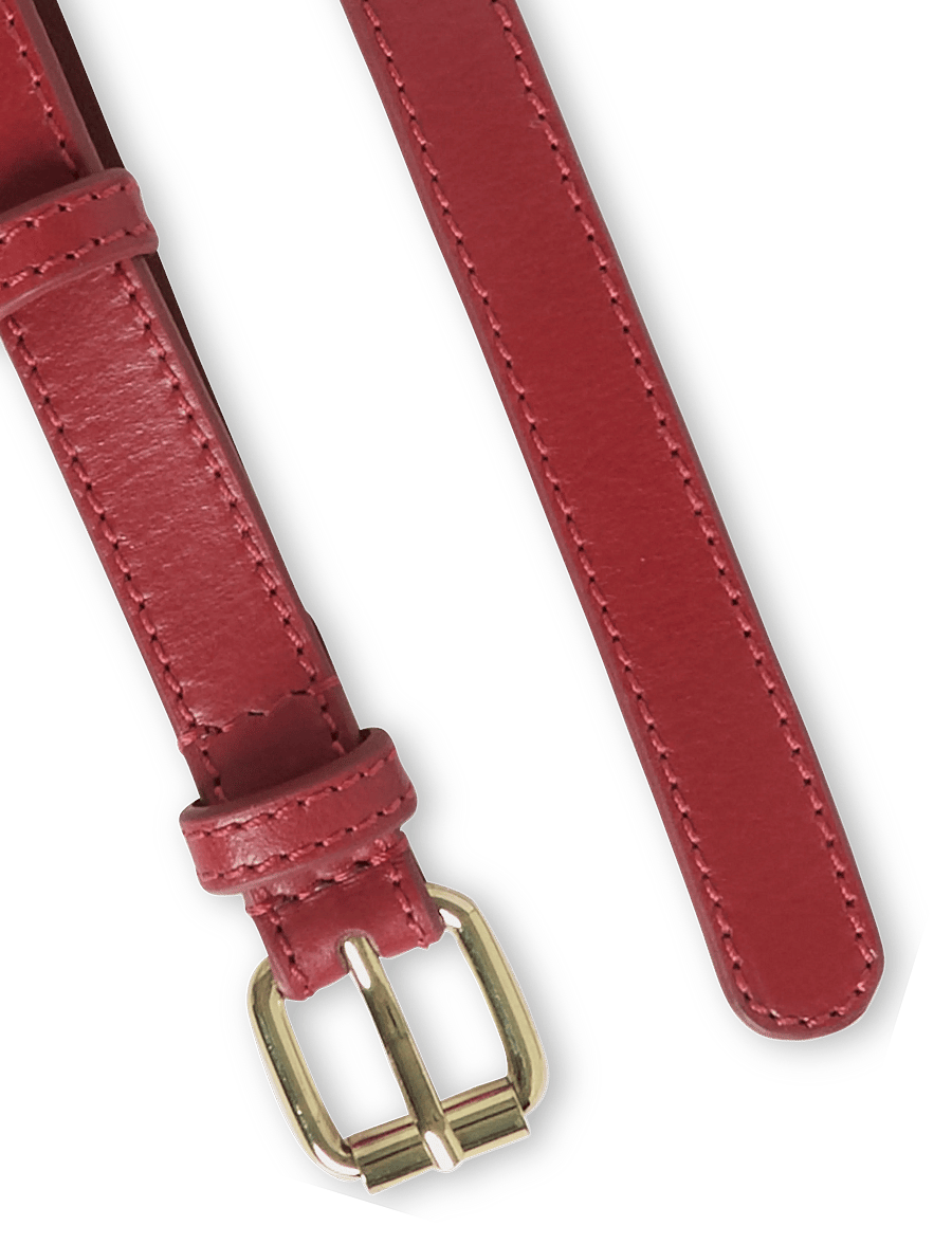 nué notes - Grant Belt - leðurbelti - 378 high risk red - 2