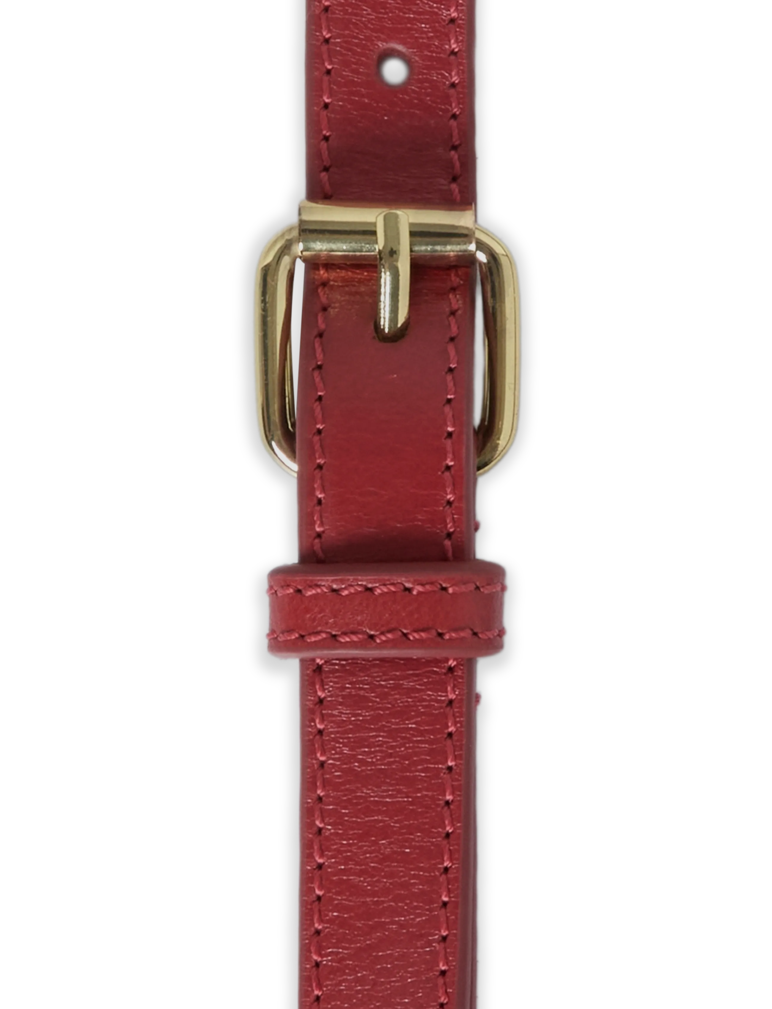 nué notes - Grant Belt - leðurbelti - 378 high risk red - 3