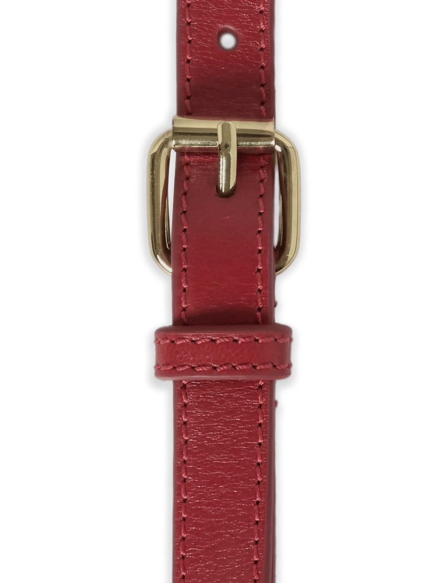 nué notes - Grant Belt - leðurbelti - 378 high risk red - 3