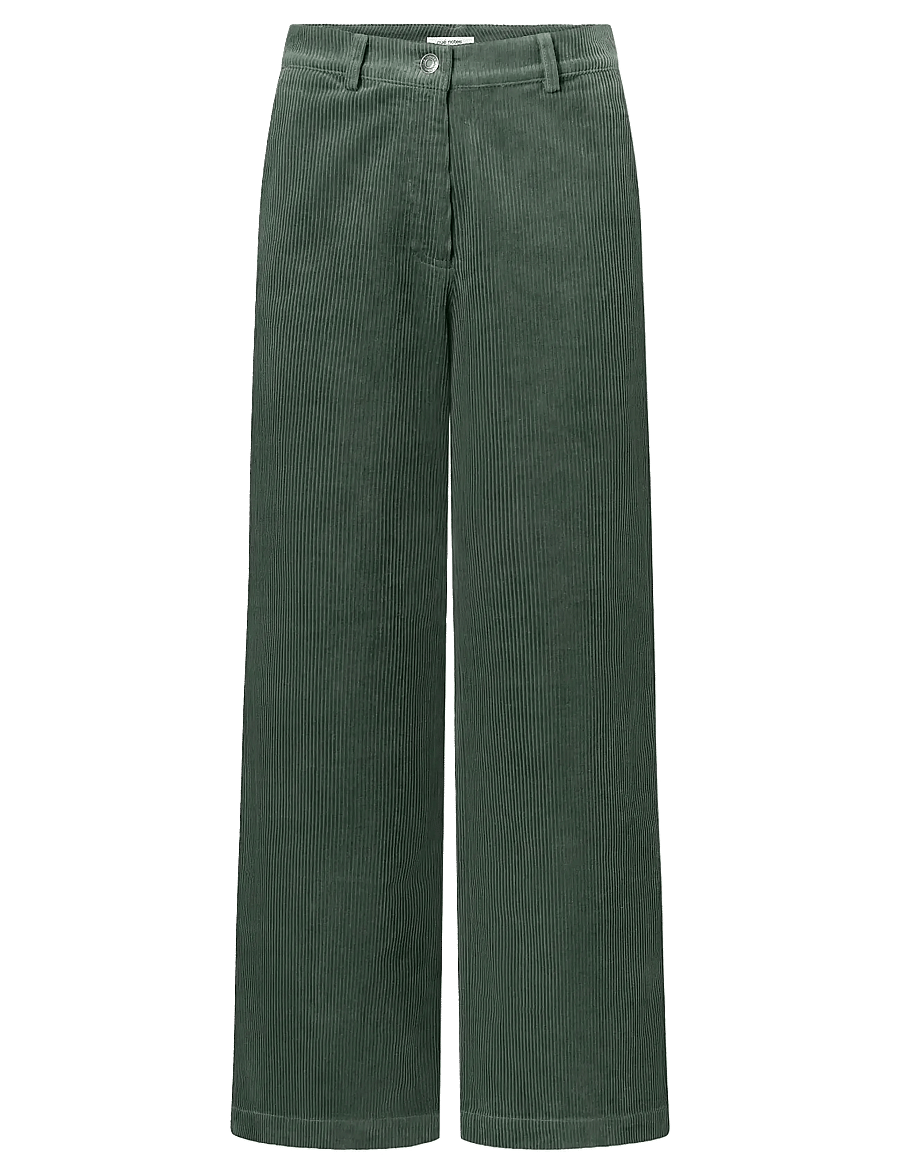 nué notes - Porter Pants - leveälahkeiset housut - 696 dried sage - 1