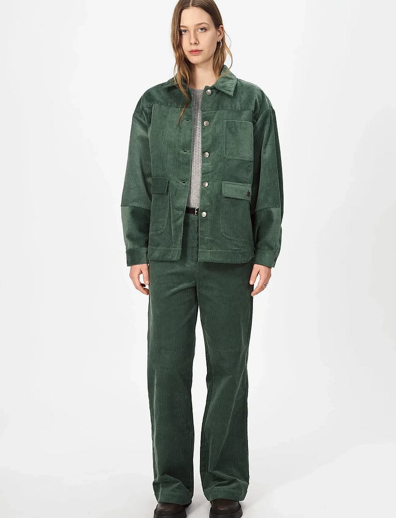 nué notes - Porter Pants - laia säärega püksid - 696 dried sage - 0