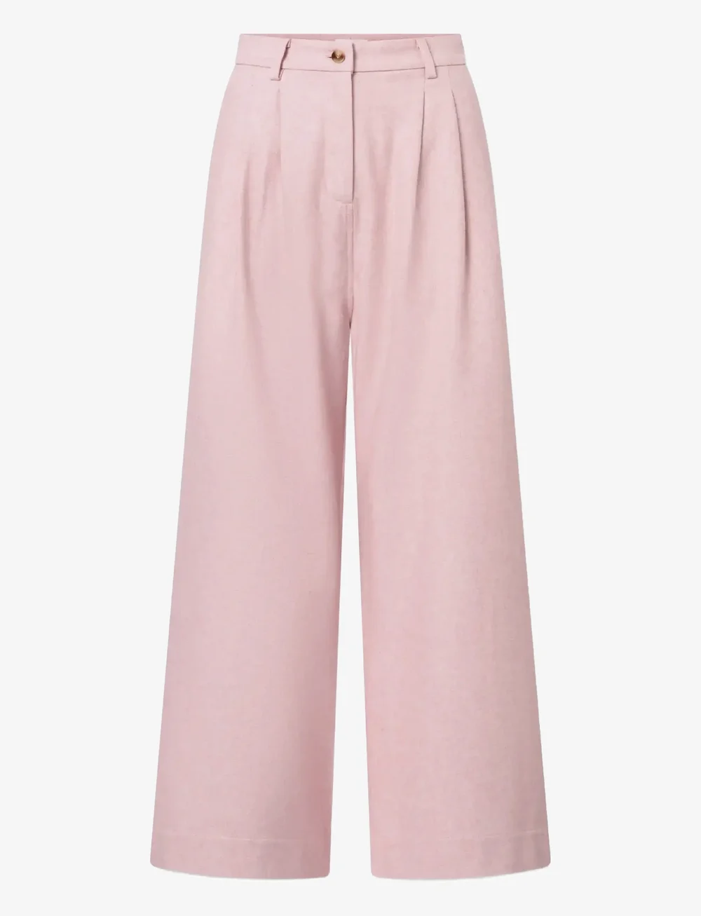 nué notes - Russell Pants - bukser med brede ben - 176 blush melange - 1