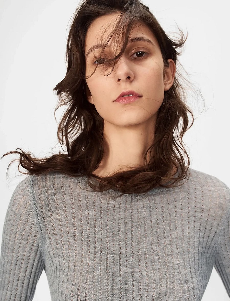 nué notes - Magnus Crewneck - pullover - 056 light grey melange - 3