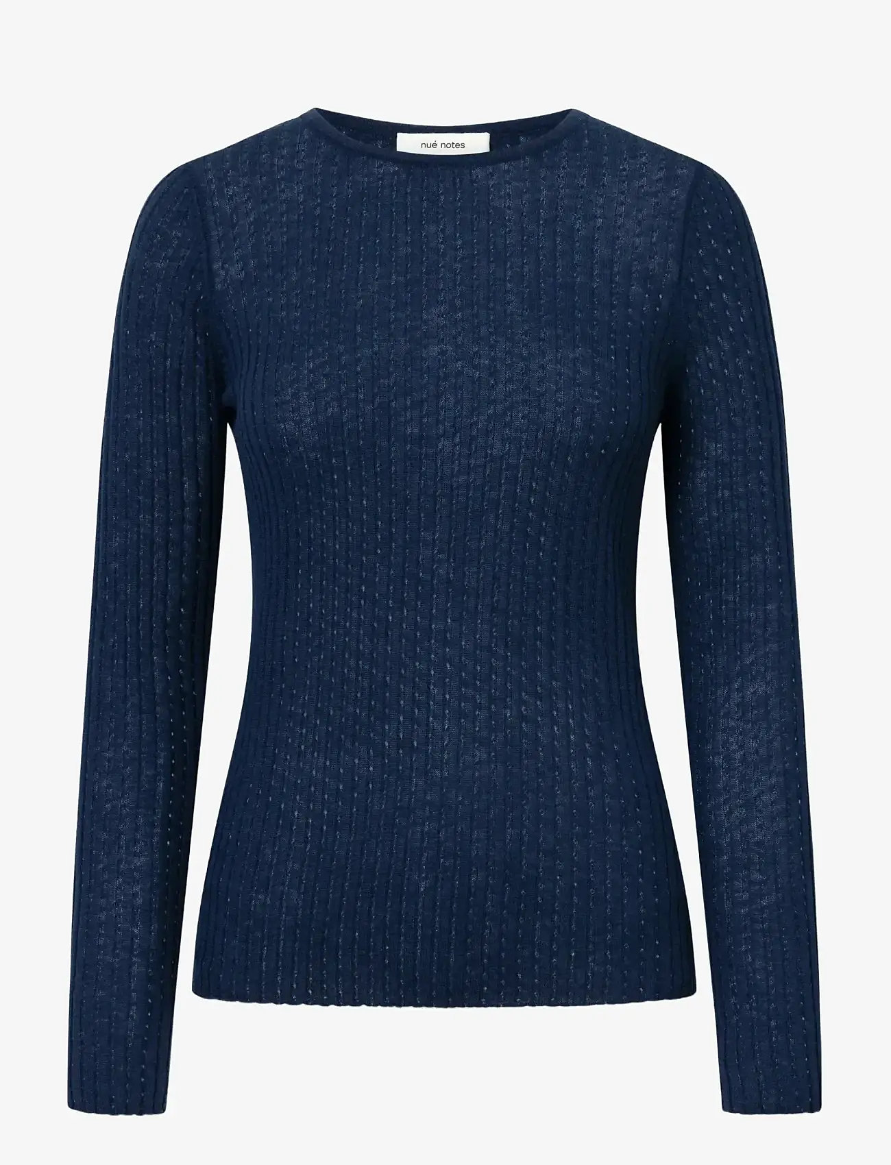 nué notes - Magnus Crewneck - herbstliche kleidung - 562 bright navy - 0