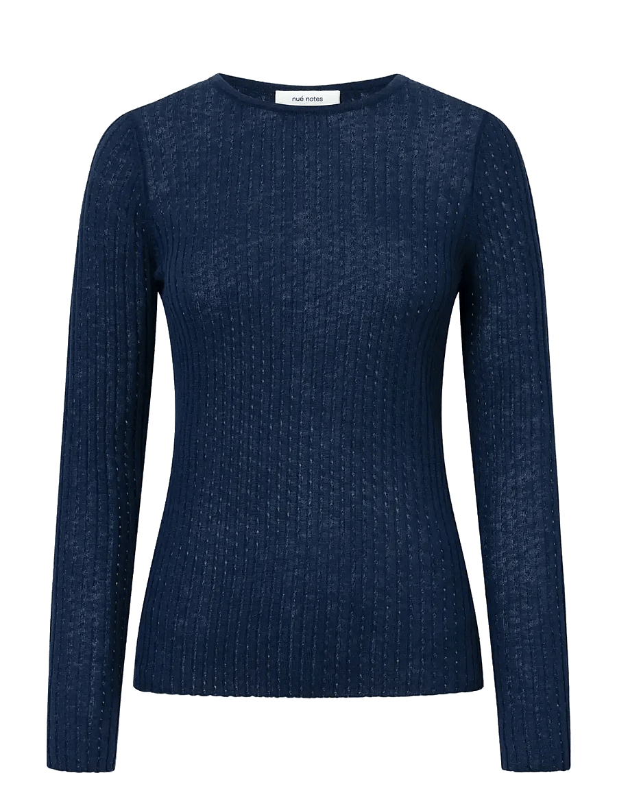 nué notes - Magnus Crewneck - pullover - 562 bright navy - 1
