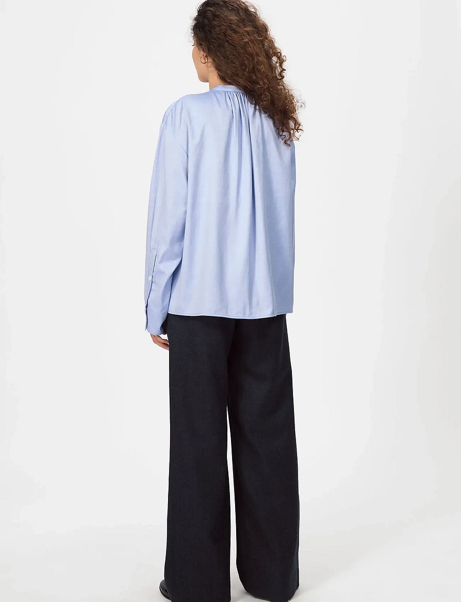 nué notes - Florian Shirt - langärmlige hemden - 416 light blue - 3