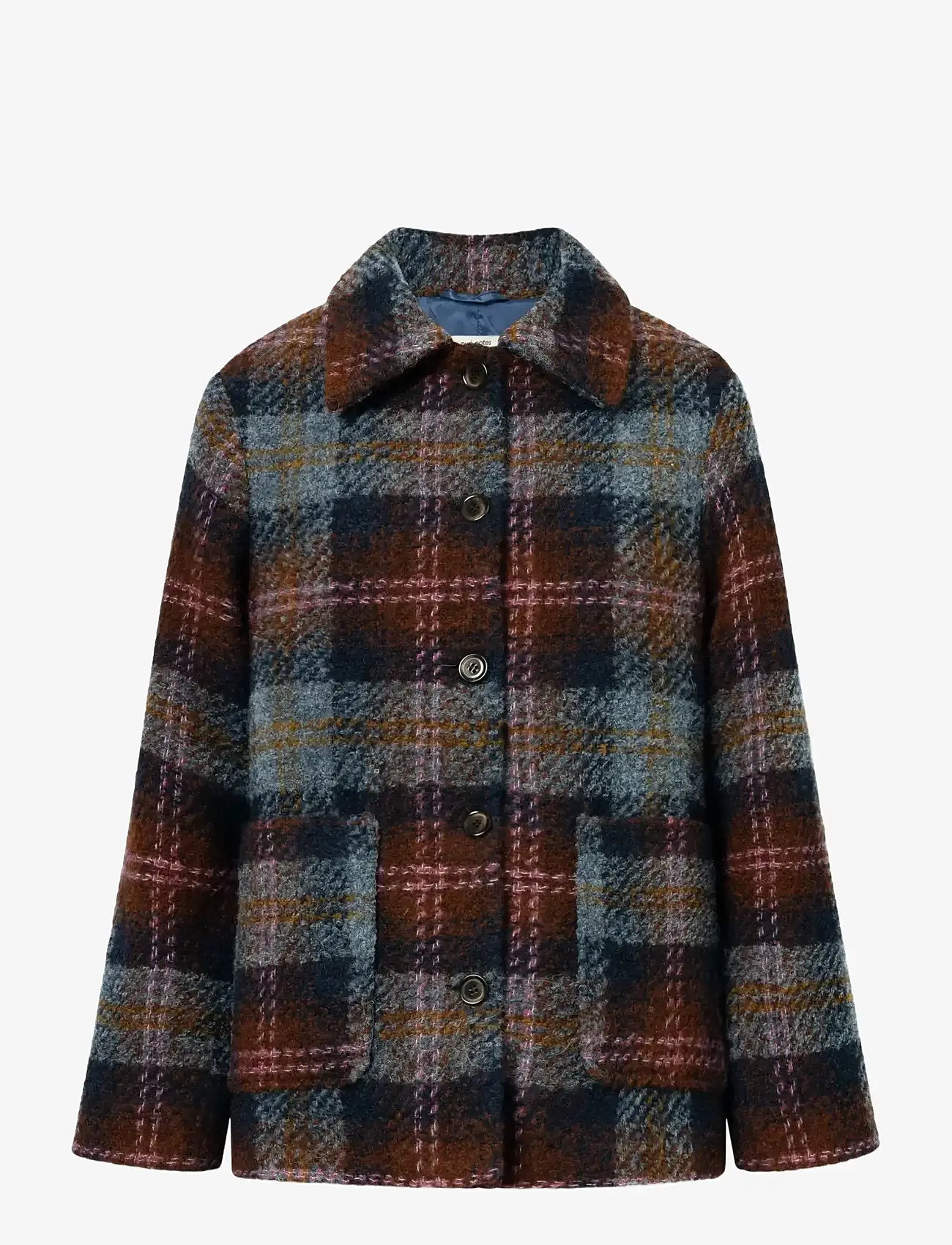 nué notes - Glasgow Jacket - 966 fall multi check - 1