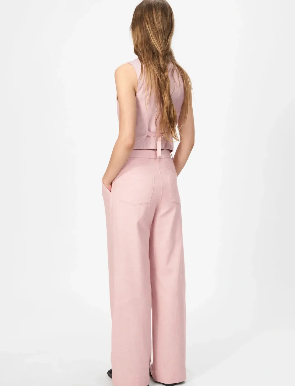 nué notes - Vancouver Vest - kostymvästar - 176 blush melange - 3