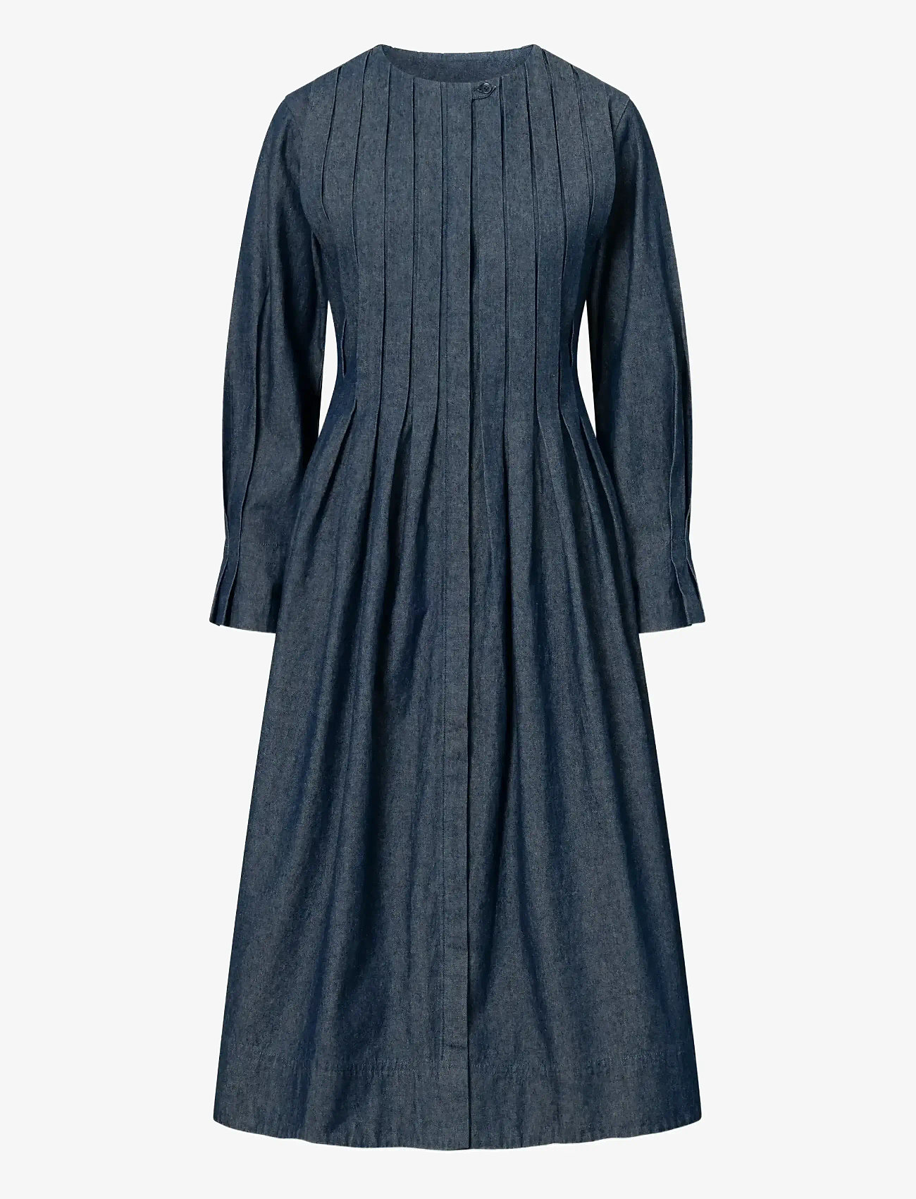 nué notes - Nevada Dress - jeanskleider - 563 desaturated denim - 0