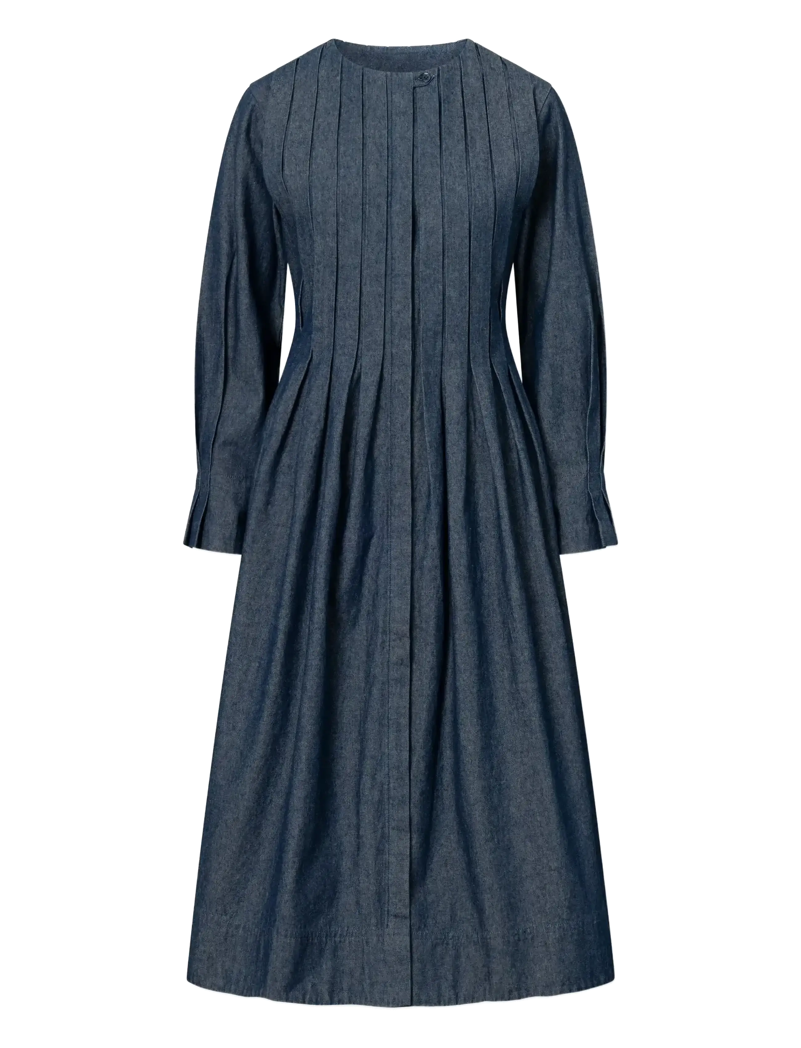 nué notes Nevada Dress - Kleider - 563 DESATURATED DENIM / navy
