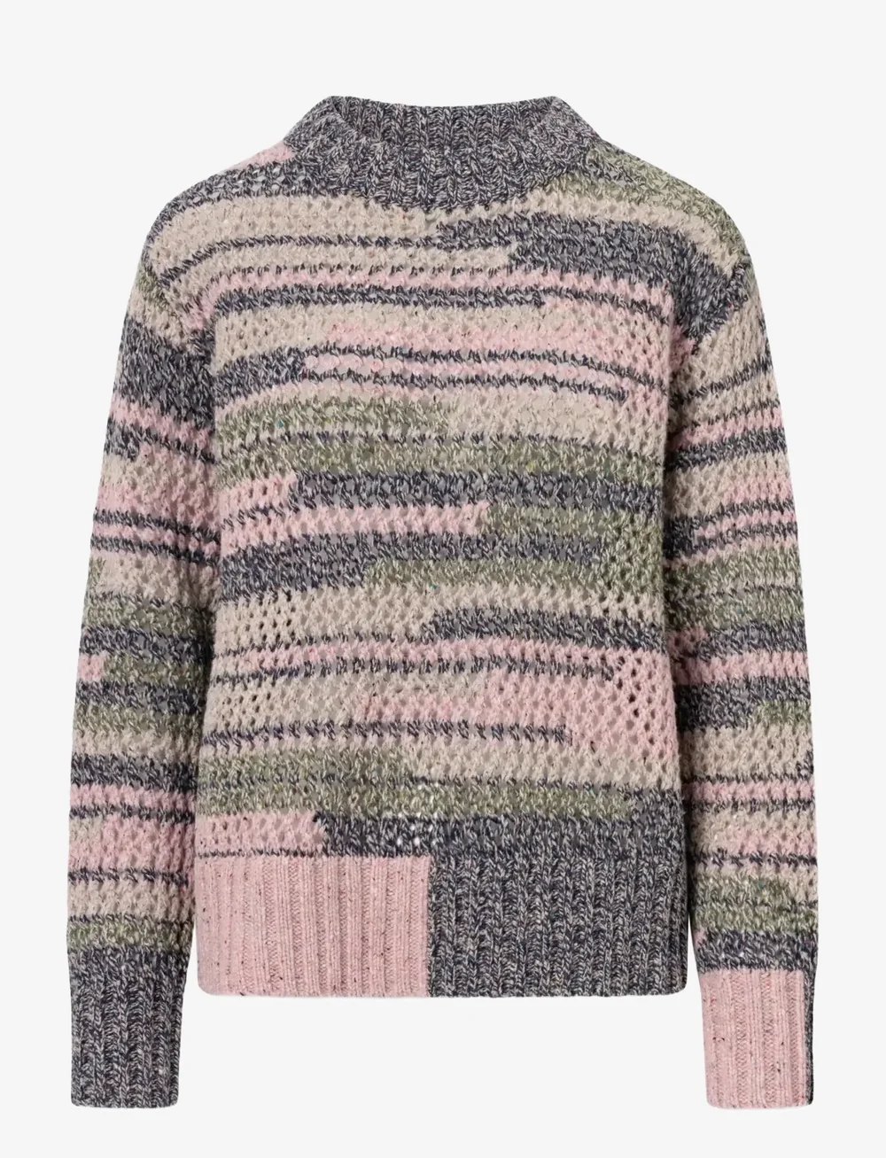 nué notes - Mostar Crewneck - striktrøjer - 970 multi melange - 1