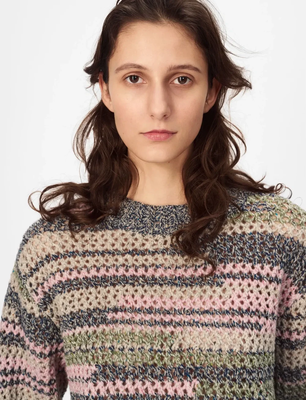 nué notes - Mostar Crewneck - striktrøjer - 970 multi melange - 0