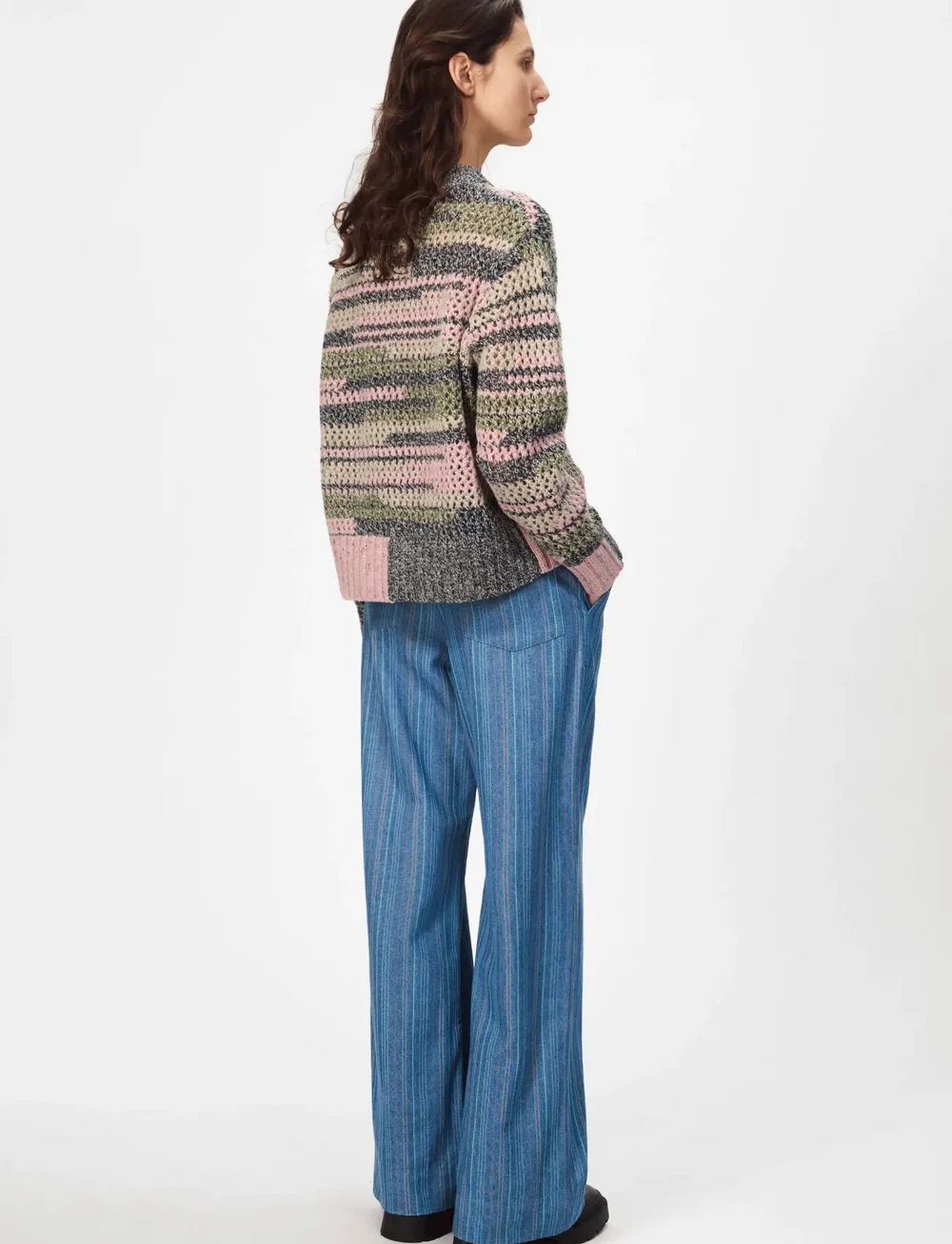 nué notes - Mostar Crewneck - striktrøjer - 970 multi melange - 2