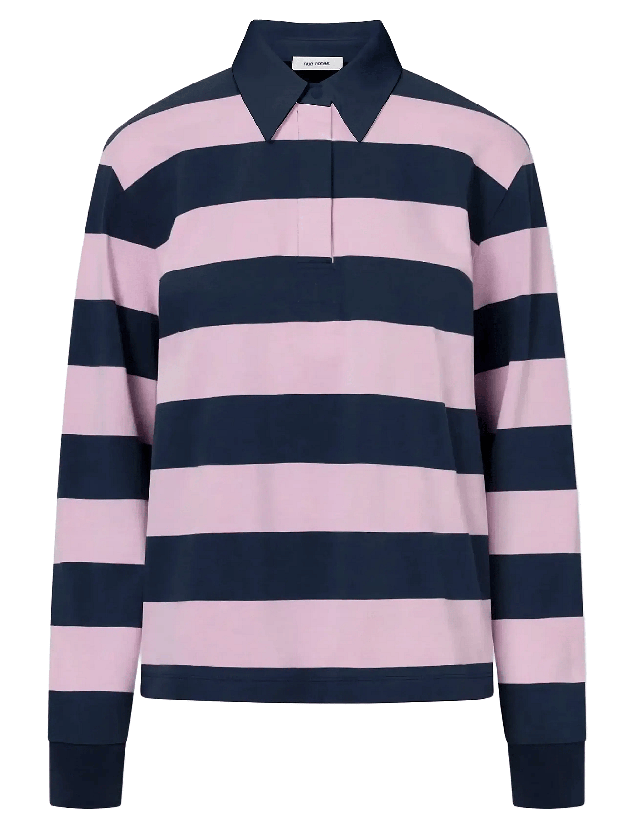 Bratislava Poloshirt - 967 NAVY PINK STRIPE