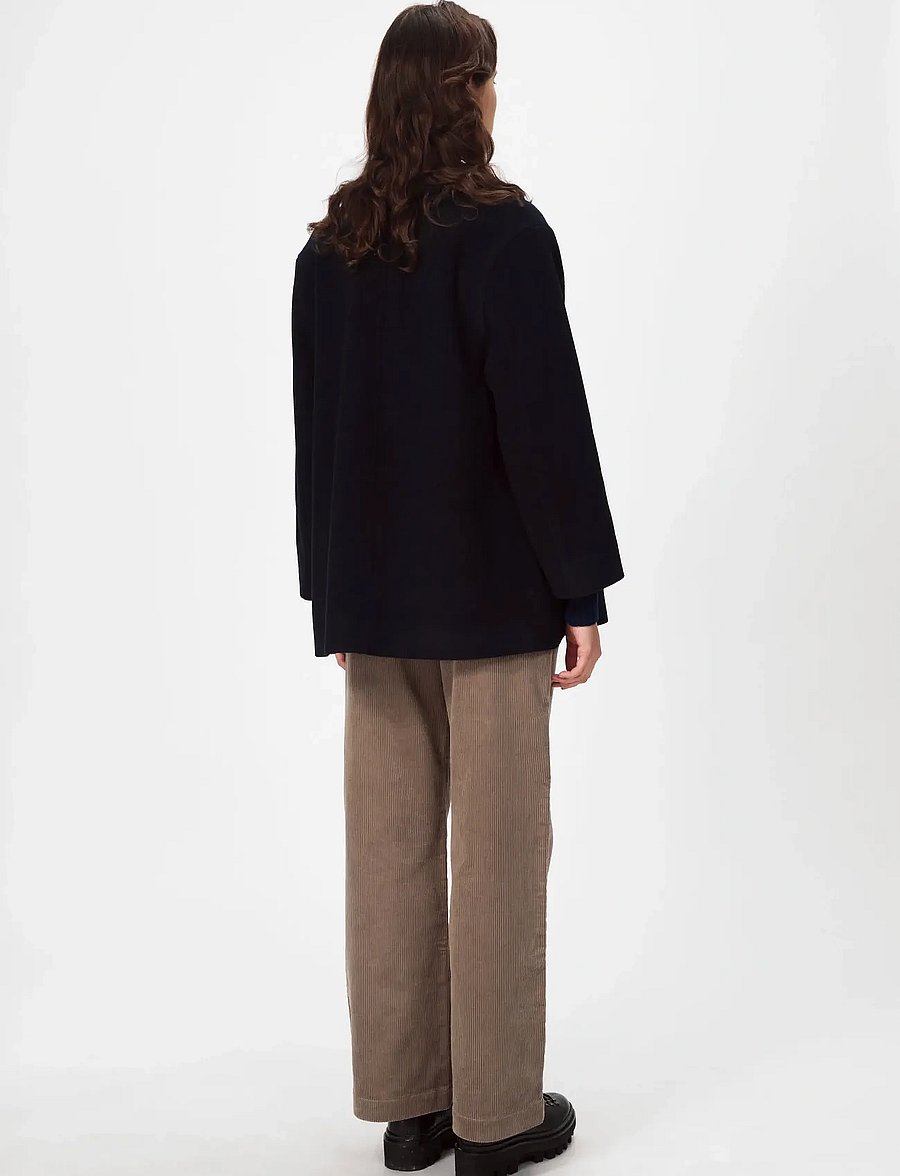 nué notes - Belfast Coat - wolljacken - 499 navy - 2