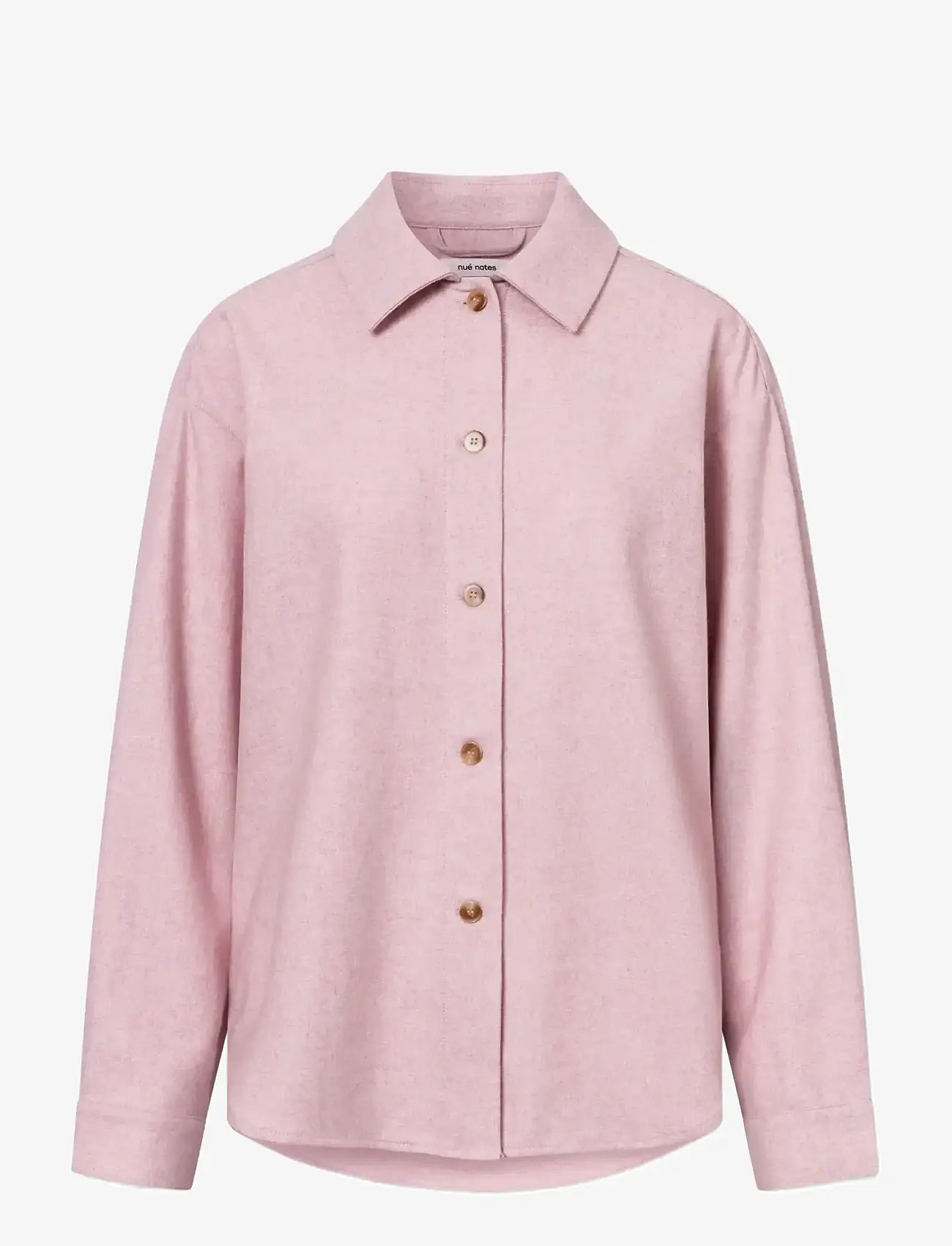 nué notes - Bonnyrigg Shirt - langærmede skjorter - 176 blush melange - 1