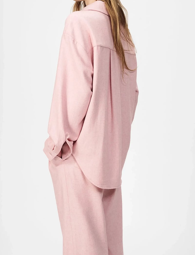 nué notes - Bonnyrigg Shirt - langærmede skjorter - 176 blush melange - 0