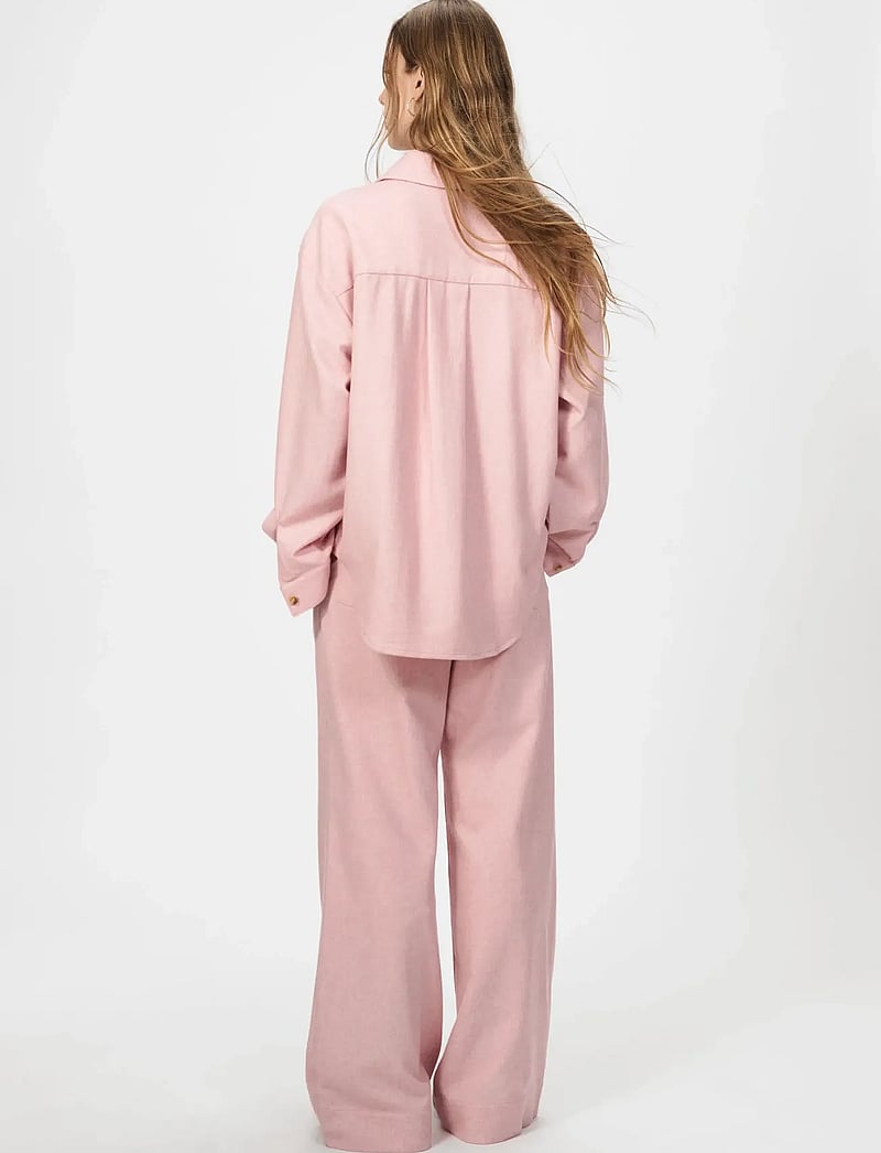 nué notes - Bonnyrigg Shirt - langærmede skjorter - 176 blush melange - 2