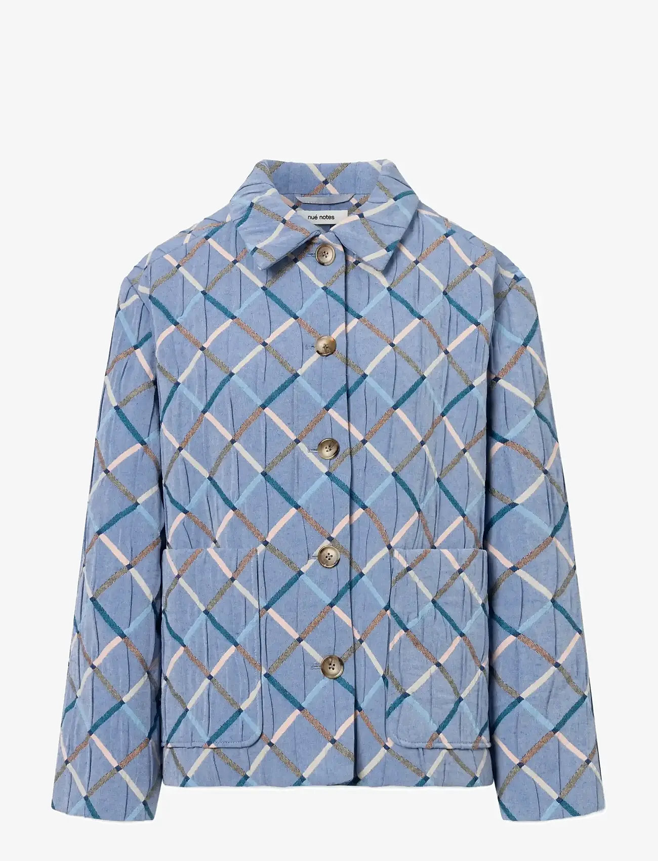 nué notes - Presley Jacket - frühlingsjacken - 561 harlequin blue - 0