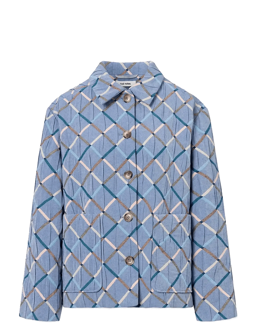nué notes - Presley Jacket - overshirts - 561 harlequin blue - 1