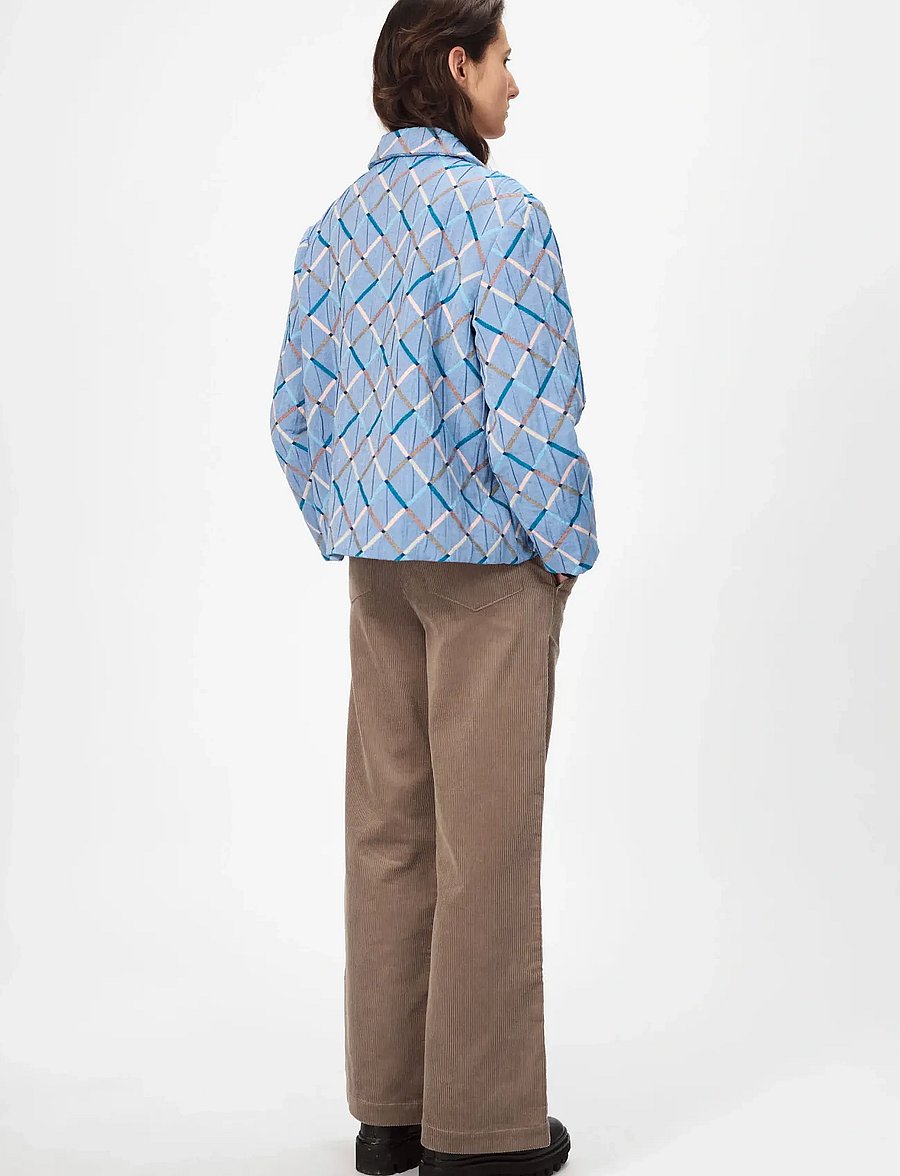 nué notes - Presley Jacket - overshirts - 561 harlequin blue - 2