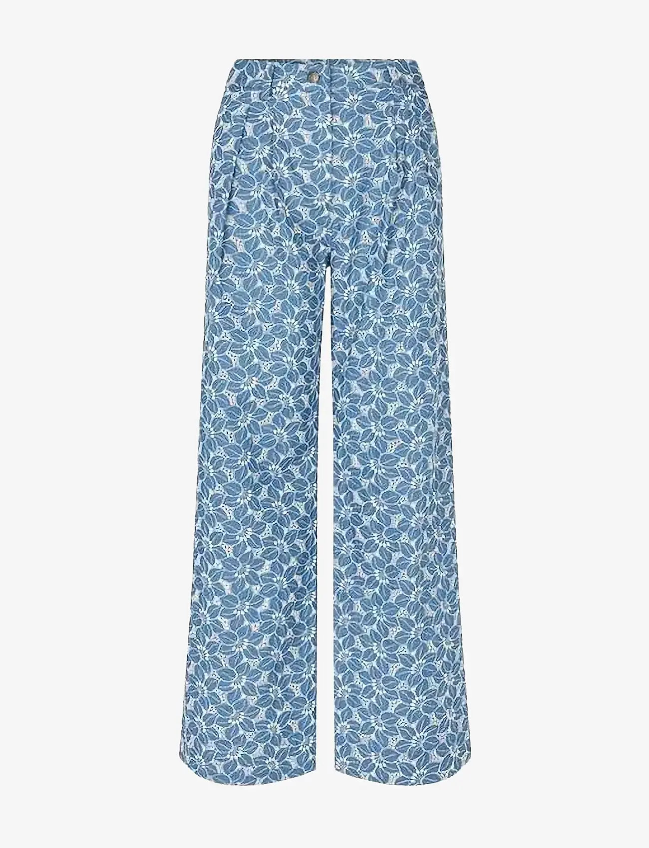 nué notes - Russel Pant - bukser med lige ben - 406 denim blue - 1