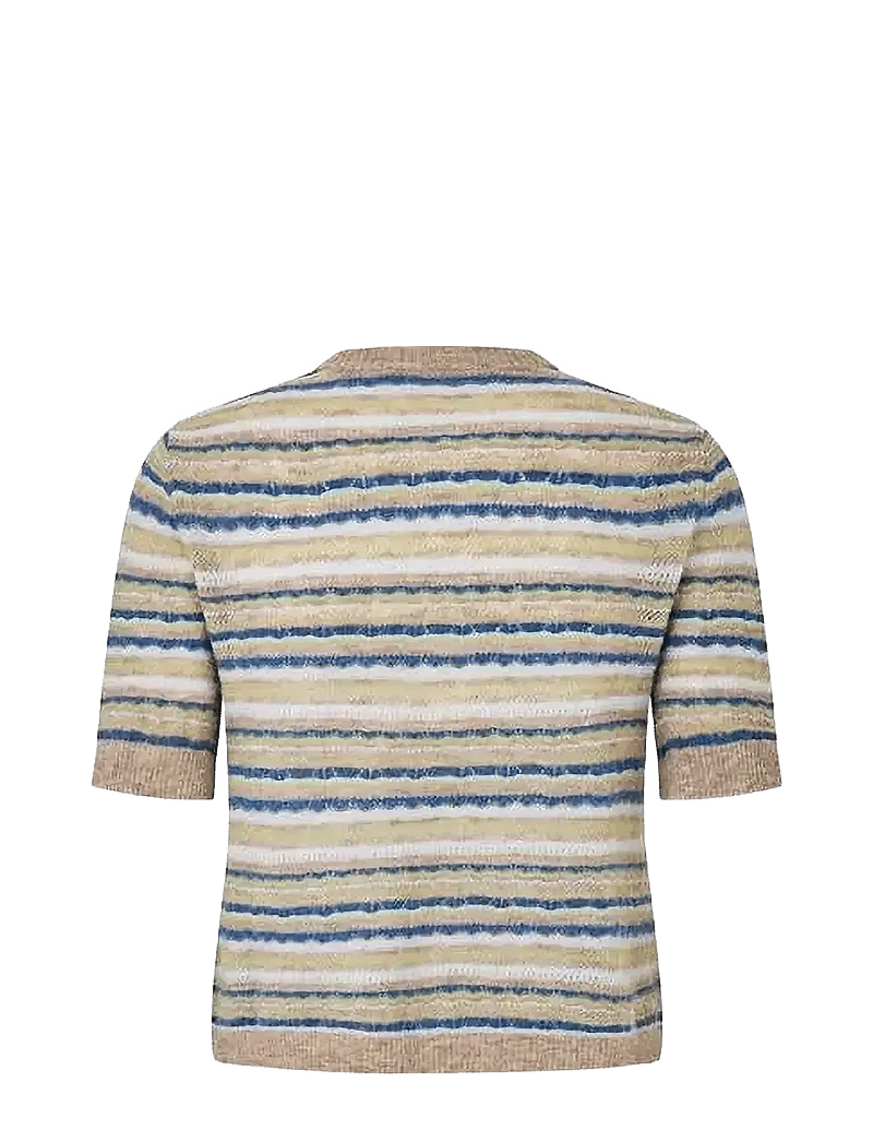 nué notes - Sten Cardigan - cardigans - 972 denim stripe - 1