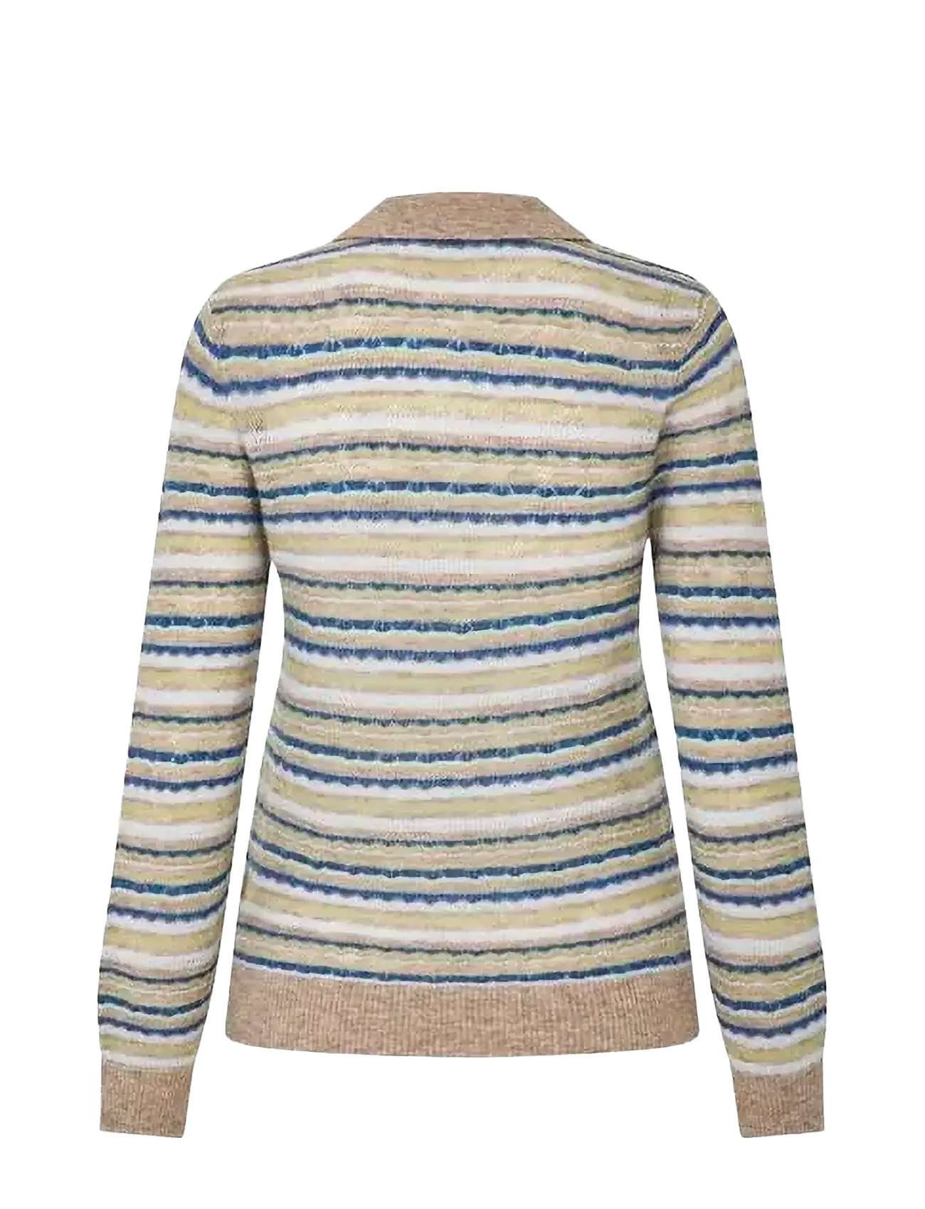 nué notes - Falkirk Poloshirt - polosärgid - 972 denim stripe - 2