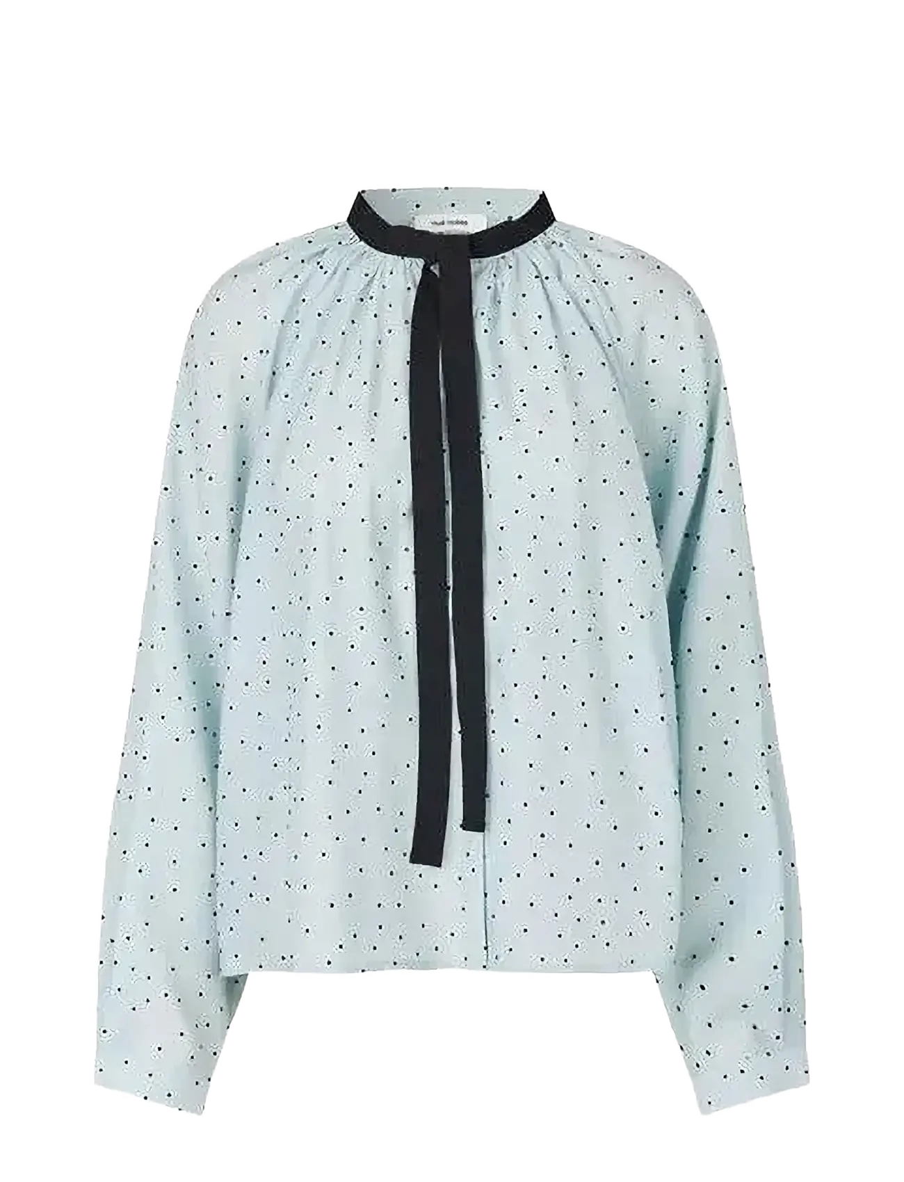 nué notes Paisley Shirt - Tøj - 471 ICE WATER / blue