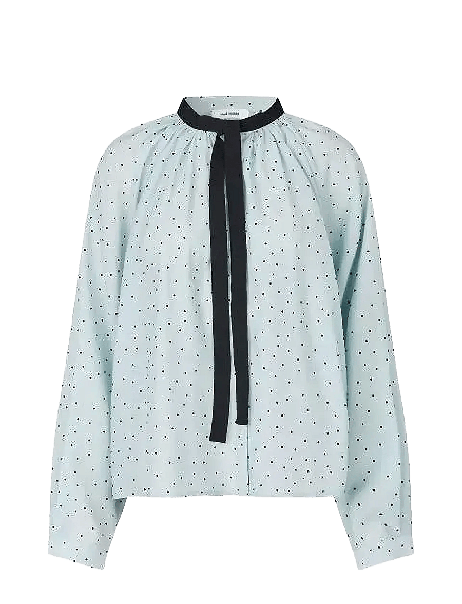 nué notes - Paisley Shirt - langärmlige hemden - 471 ice water - 1