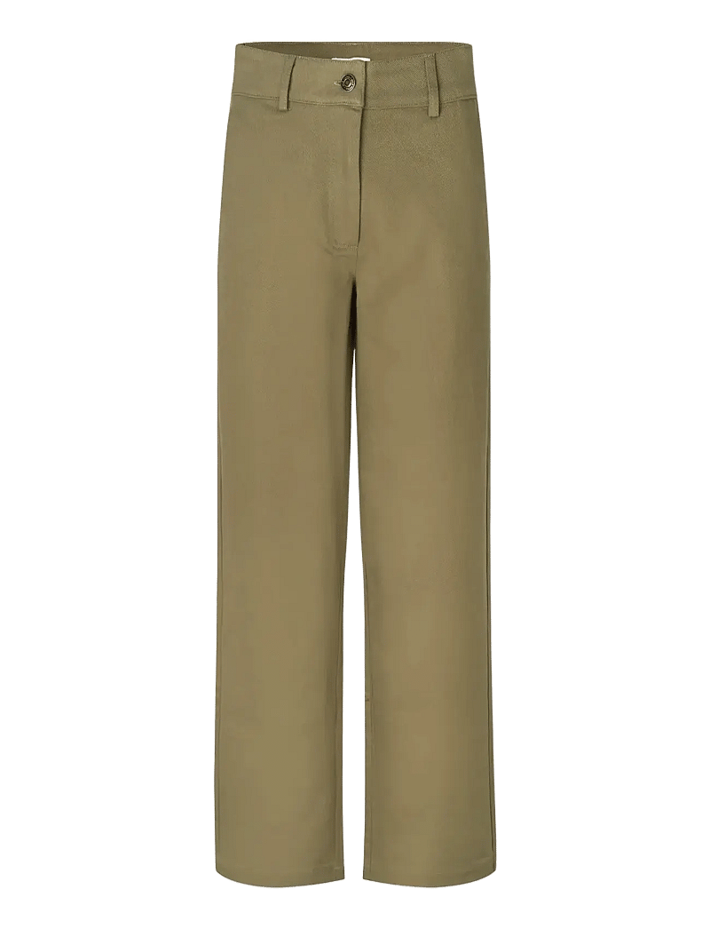 nué notes - Porter Pants - straight leg hosen - 641 army - 0