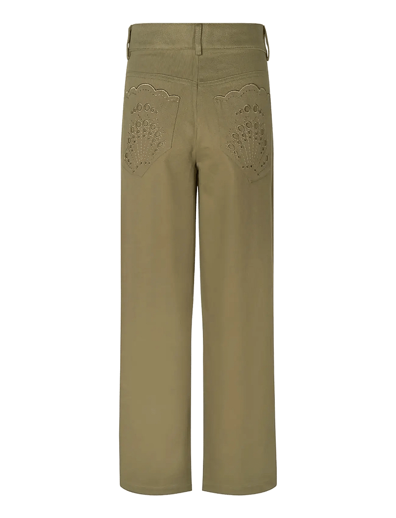 nué notes - Porter Pants - straight leg hosen - 641 army - 1