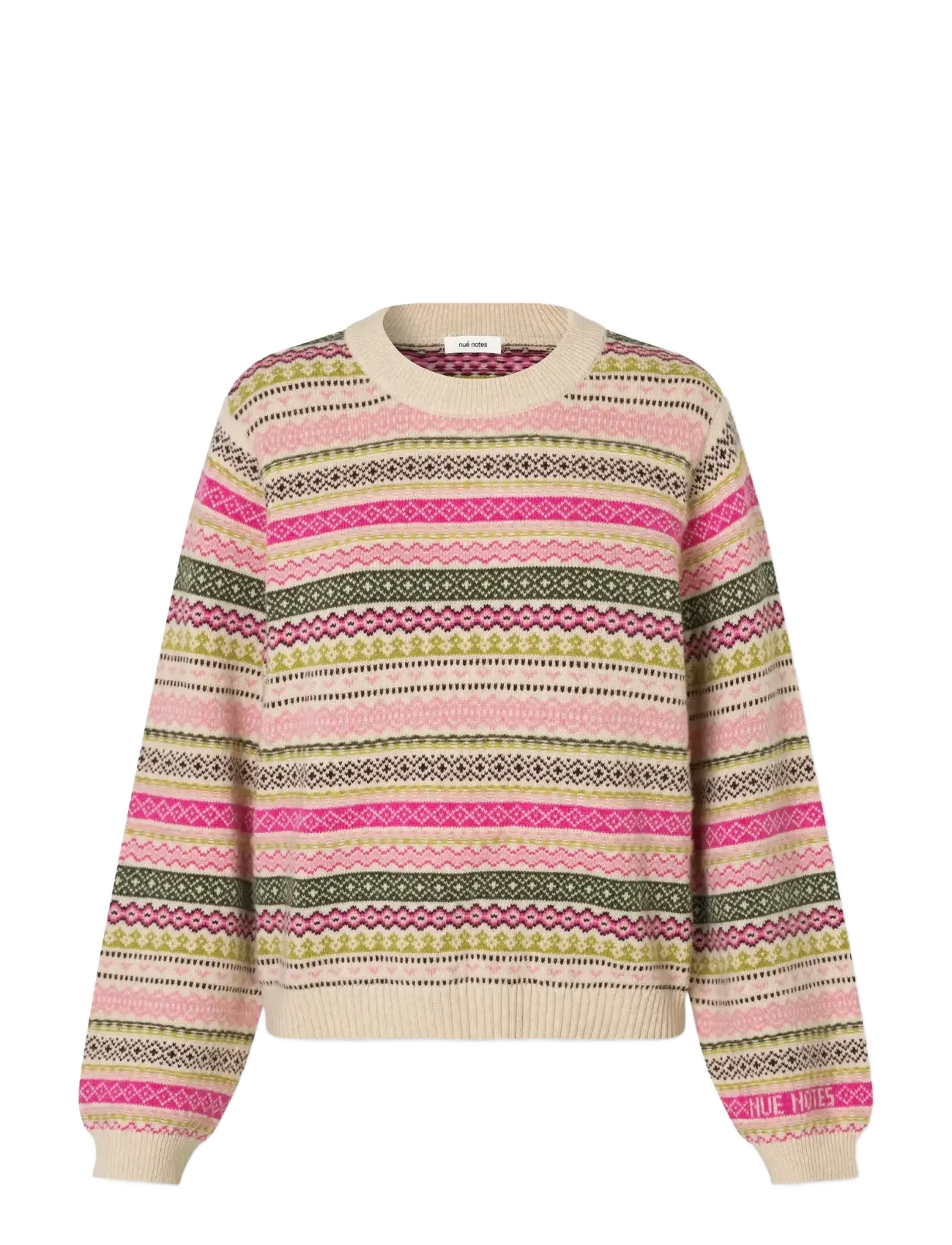 Merida Crewneck - 978 PINK MULTI KNIT