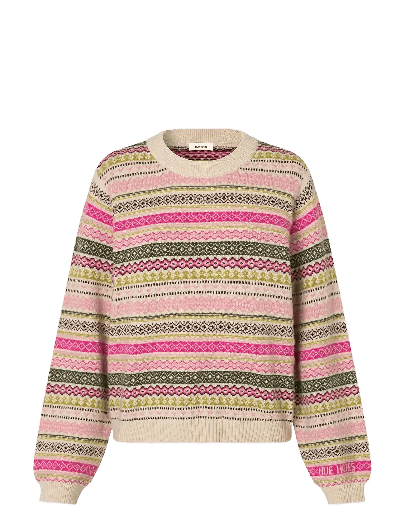 Merida Crewneck - 978 PINK MULTI KNIT