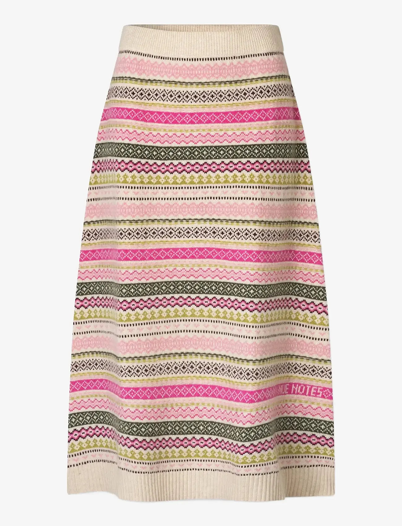 nué notes - Sean Filipe Skirt - knitted skirts - 978 pink multi knit - 0