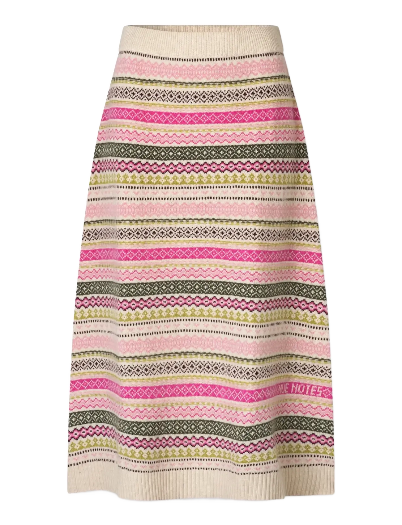 nué notes Sean Filipe Skirt - Transitional Layering - 978 PINK MULTI KNIT / multi