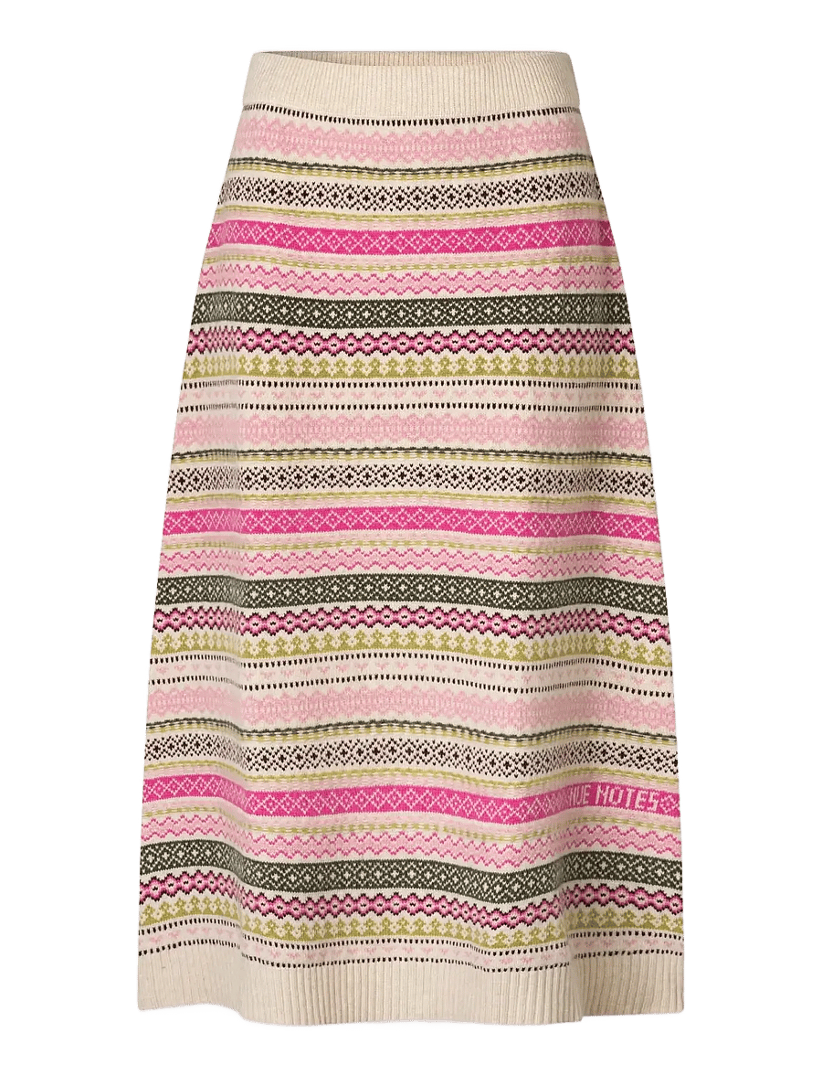 nué notes - Sean Filipe Skirt - strickröcke - 978 pink multi knit - 0
