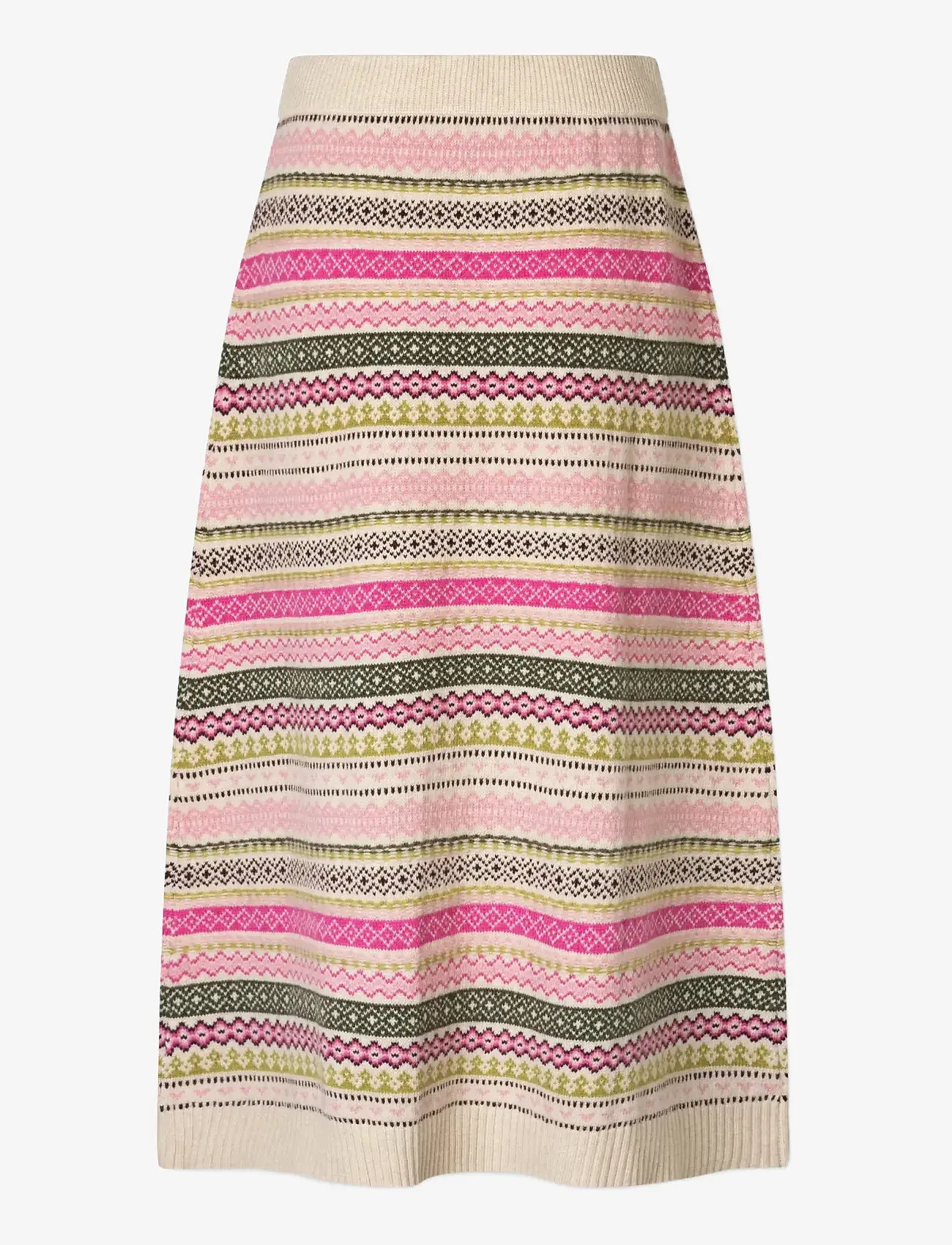 nué notes - Sean Filipe Skirt - knitted skirts - 978 pink multi knit - 1
