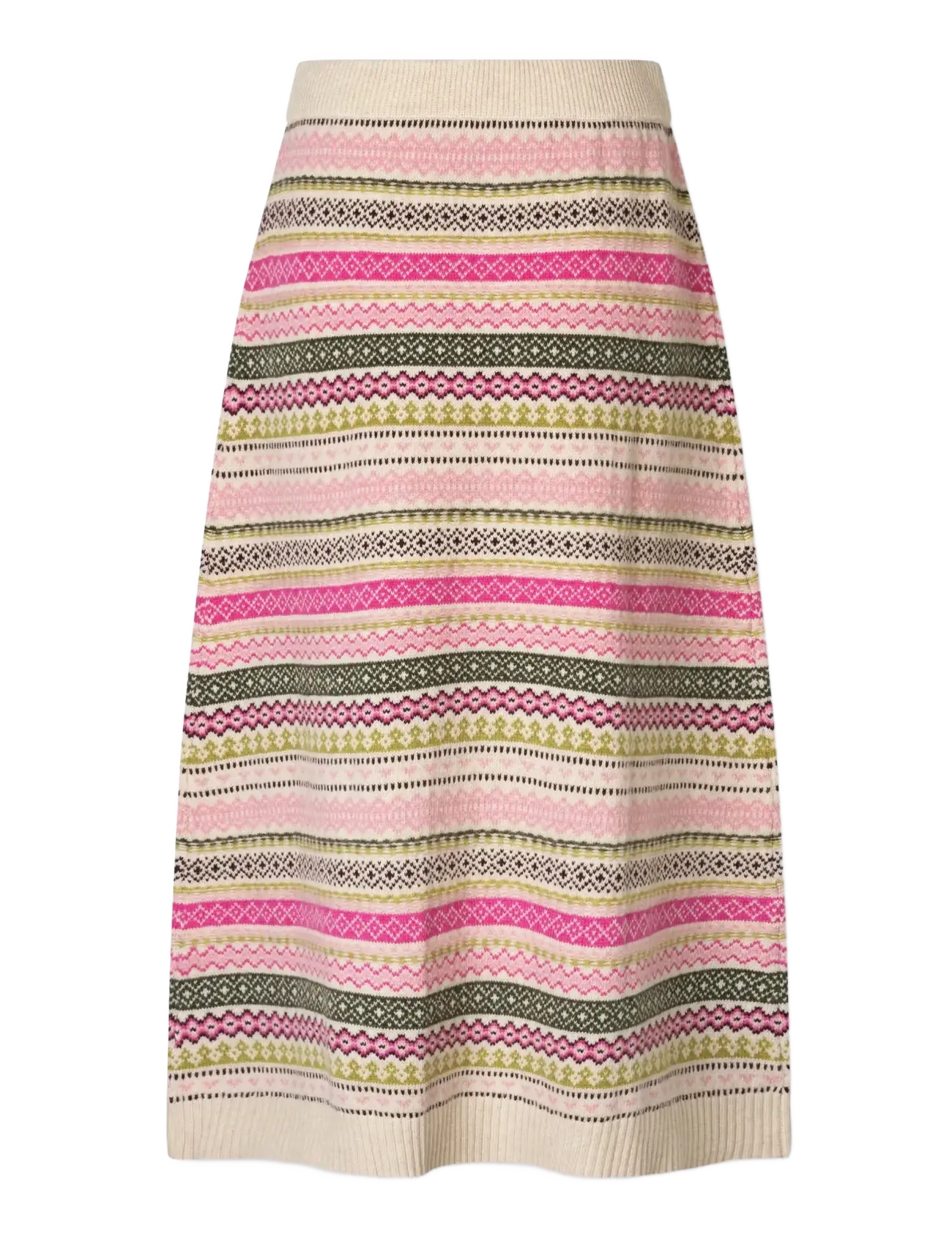 nué notes - Sean Filipe Skirt - stickade kjolar - 978 pink multi knit - 1