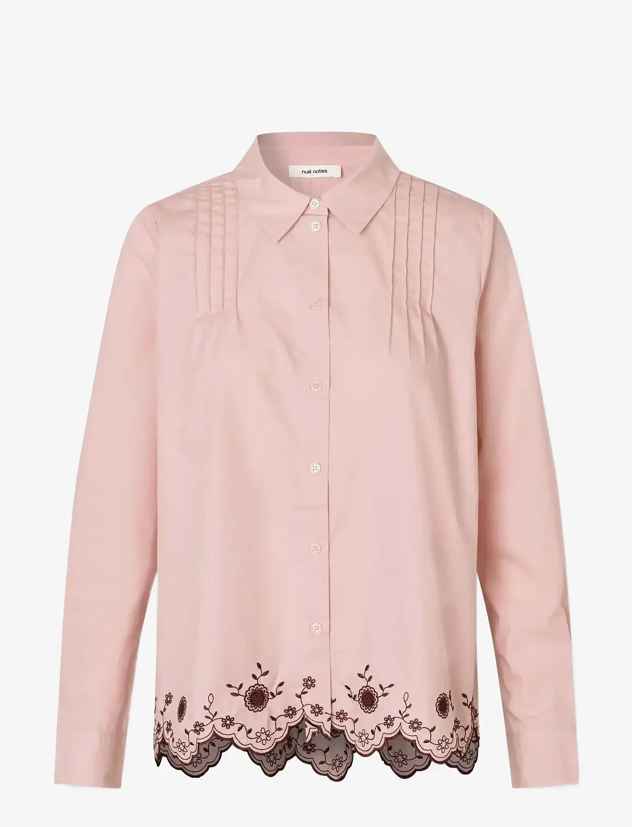 nué notes - Bellflower Shirt - långärmade skjortor - 319 parfait pink - 0