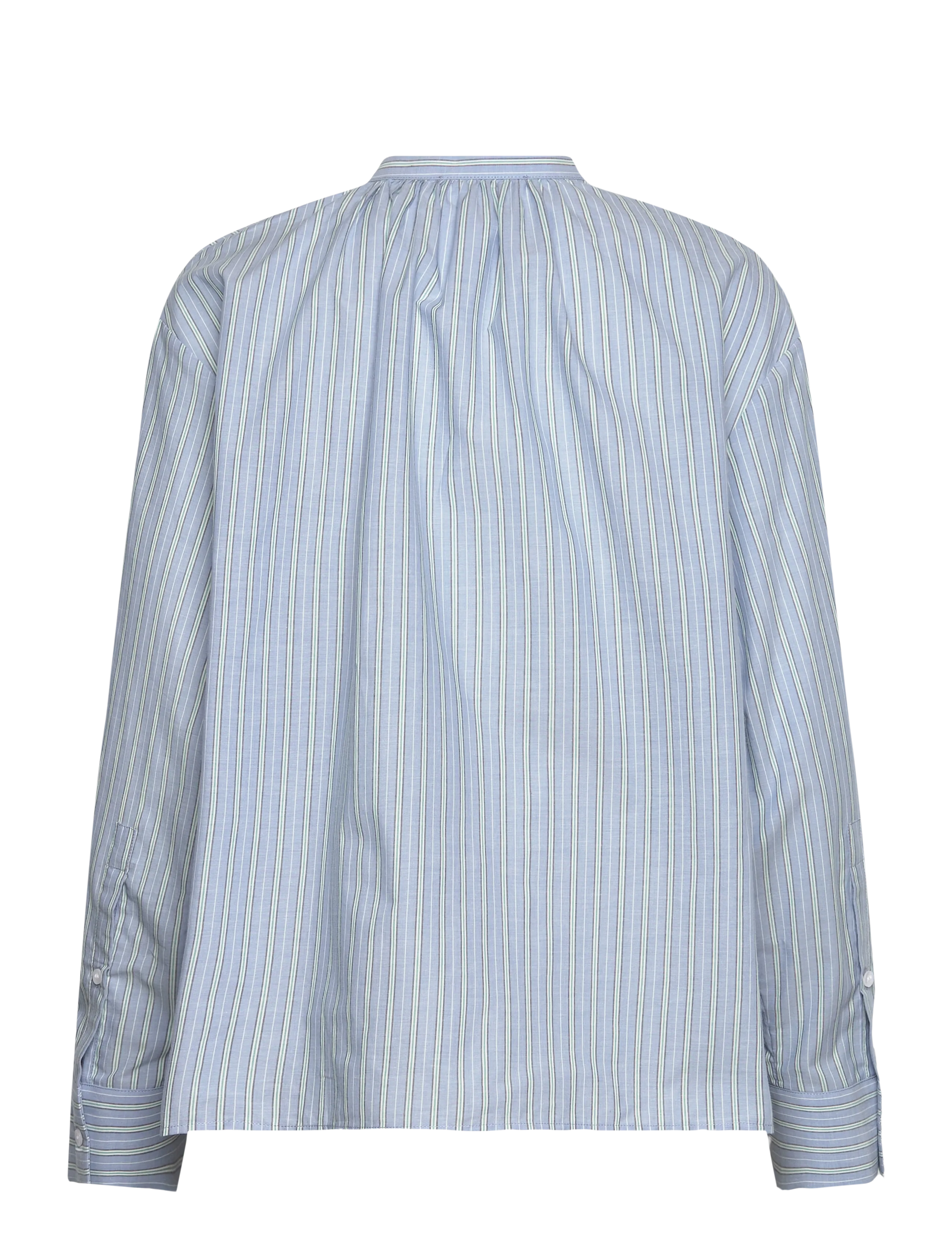 nué notes - Florian Shirt - långärmade skjortor - 480 smoke blue - 1