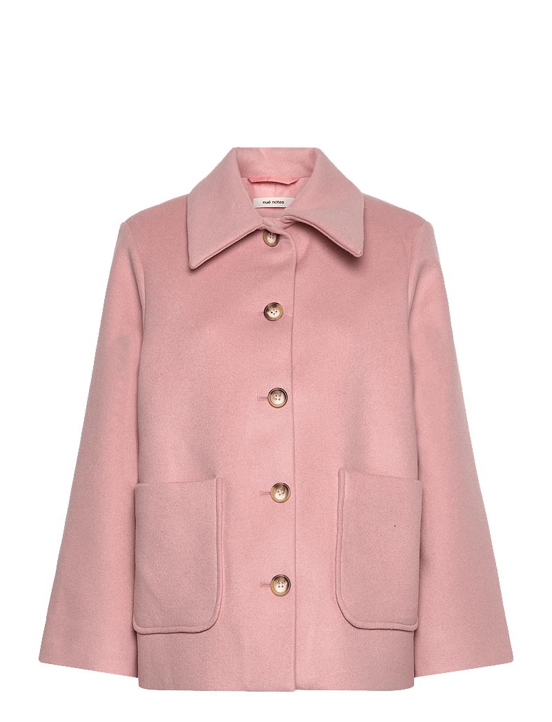 nué notes - Glasgow Jacket - uldjakker - 318 blush - 0