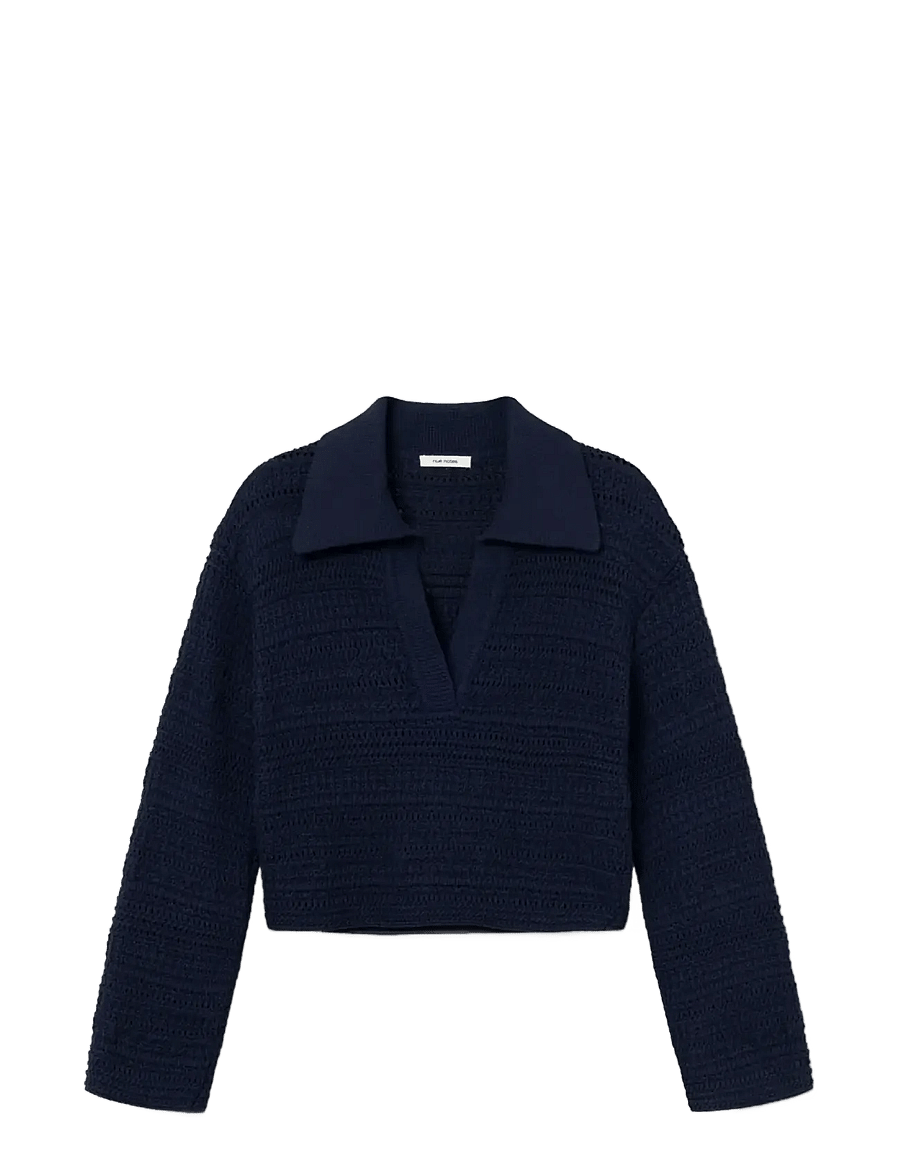 nué notes - Deltona - langärmlige tops - 499 navy - 0