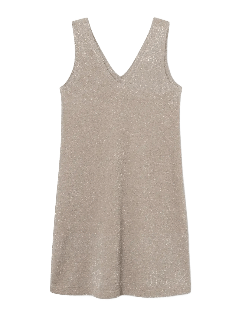 nué notes - Ezra Dress - kurze kleider - 215 taupe - 0